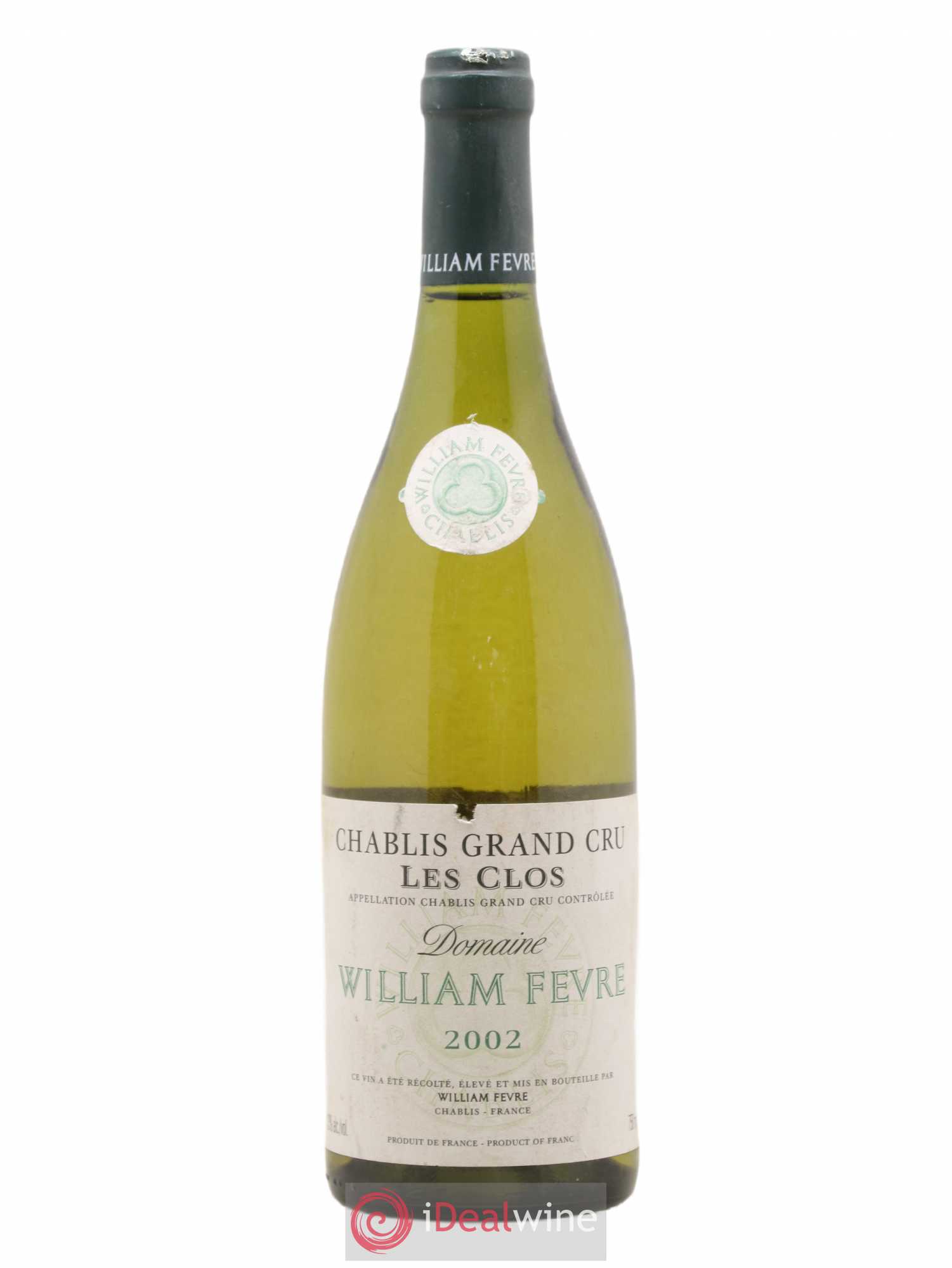 Chablis Grand Cru Les Clos William Fèvre 2002 - Lot de 1 bouteille - 0