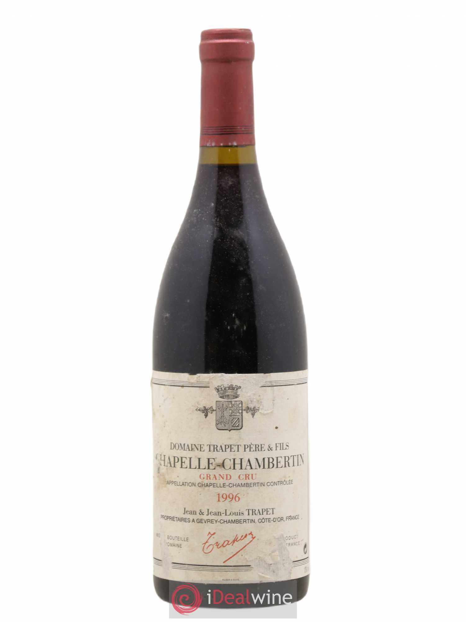 Chapelle-Chambertin Grand Cru Domaine Trapet 1996 - Lot de 1 bouteille - 0