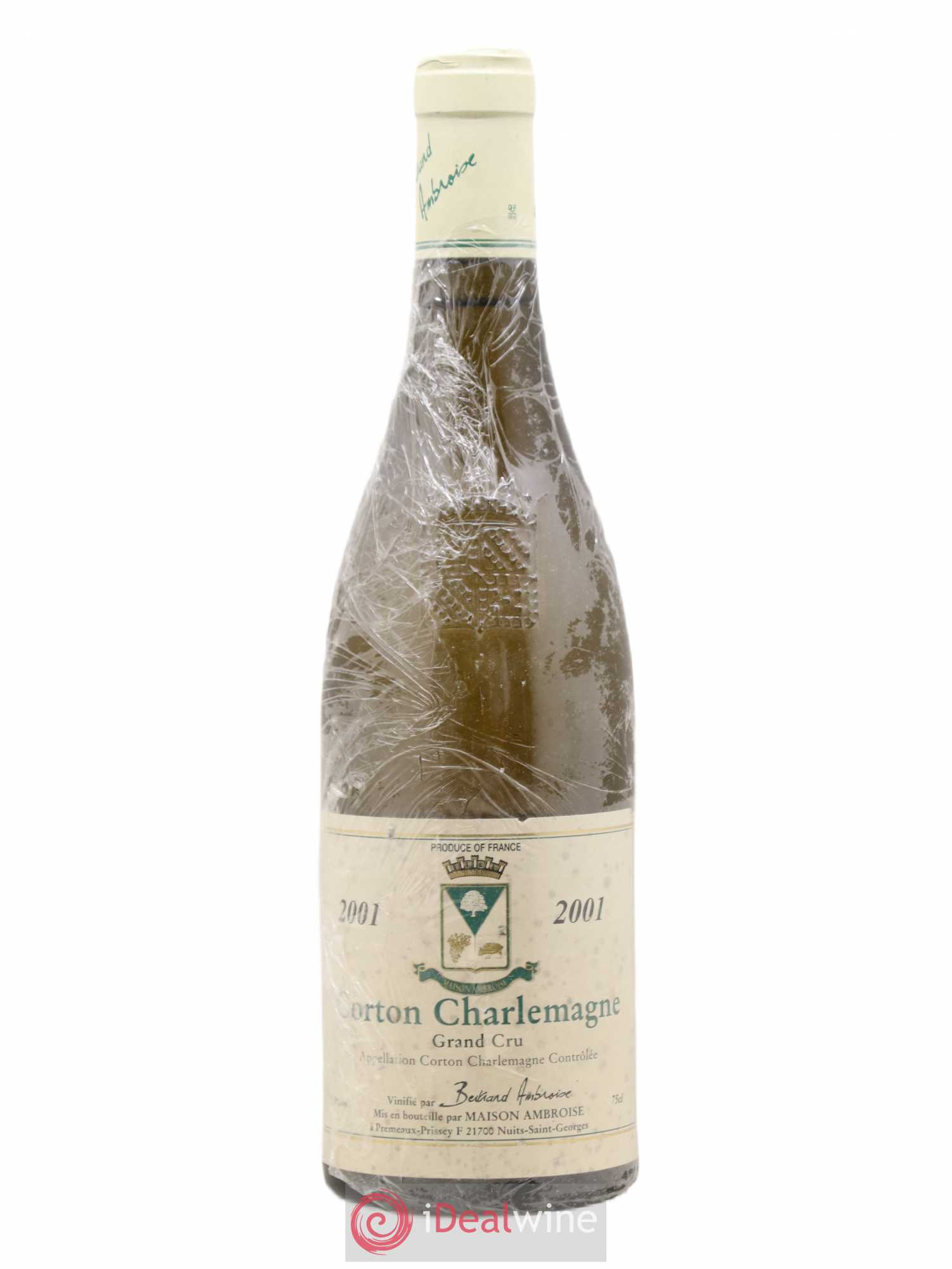 Corton-Charlemagne Grand Cru Ambroise 2001 - Lot de 1 bouteille - 0