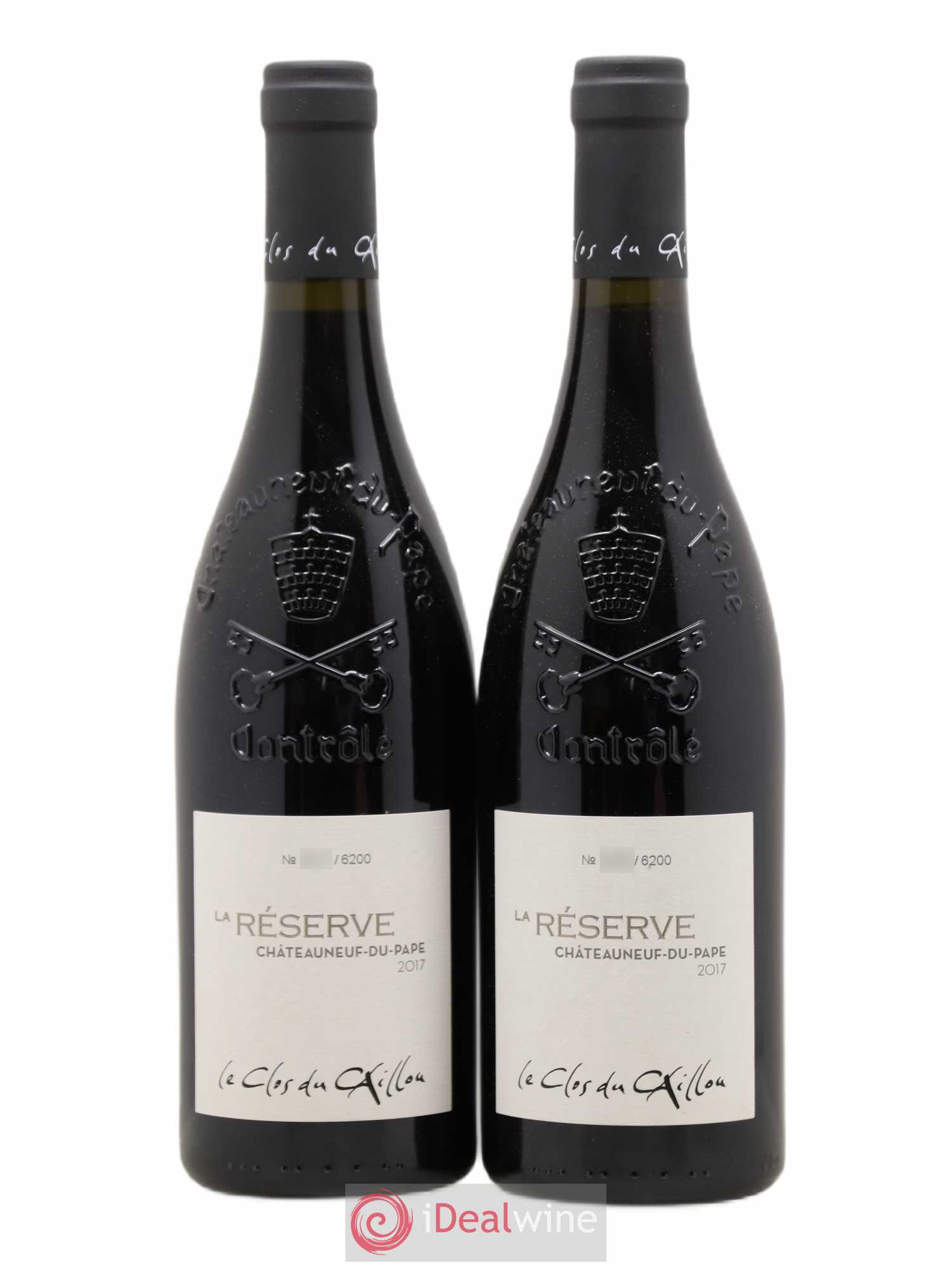 Châteauneuf-du-Pape Domaine Le Clos du Caillou Réserve Sylvie Vacheron 2017 - Lot de 2 bouteilles - 0