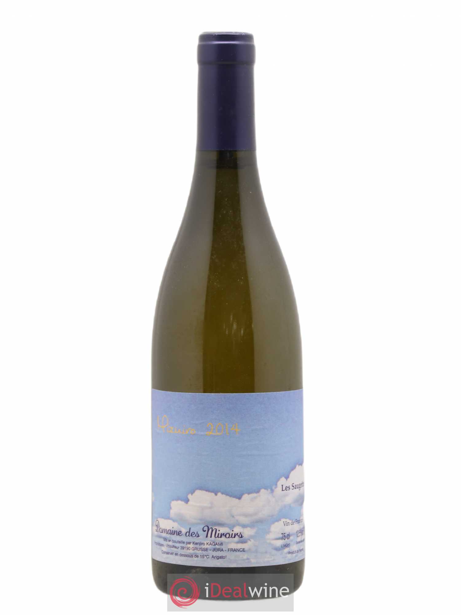 Vin de France Mizuiro Les Saugettes Kenjiro Kagami - Domaine des Miroirs 2014 - Lot de 1 bouteille - 0