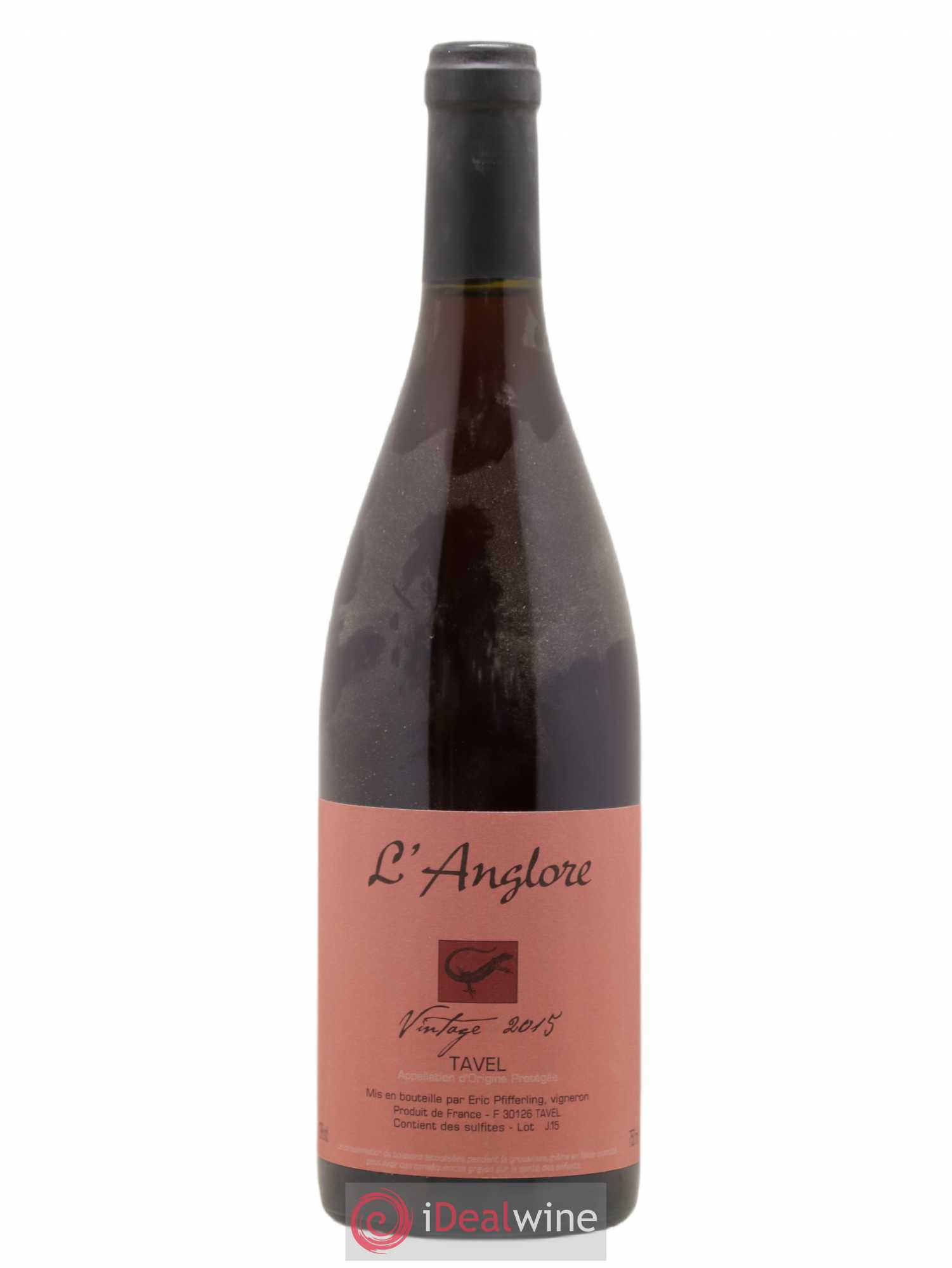 Tavel Vintage L'Anglore 2015 - Lot de 1 bouteille - 0
