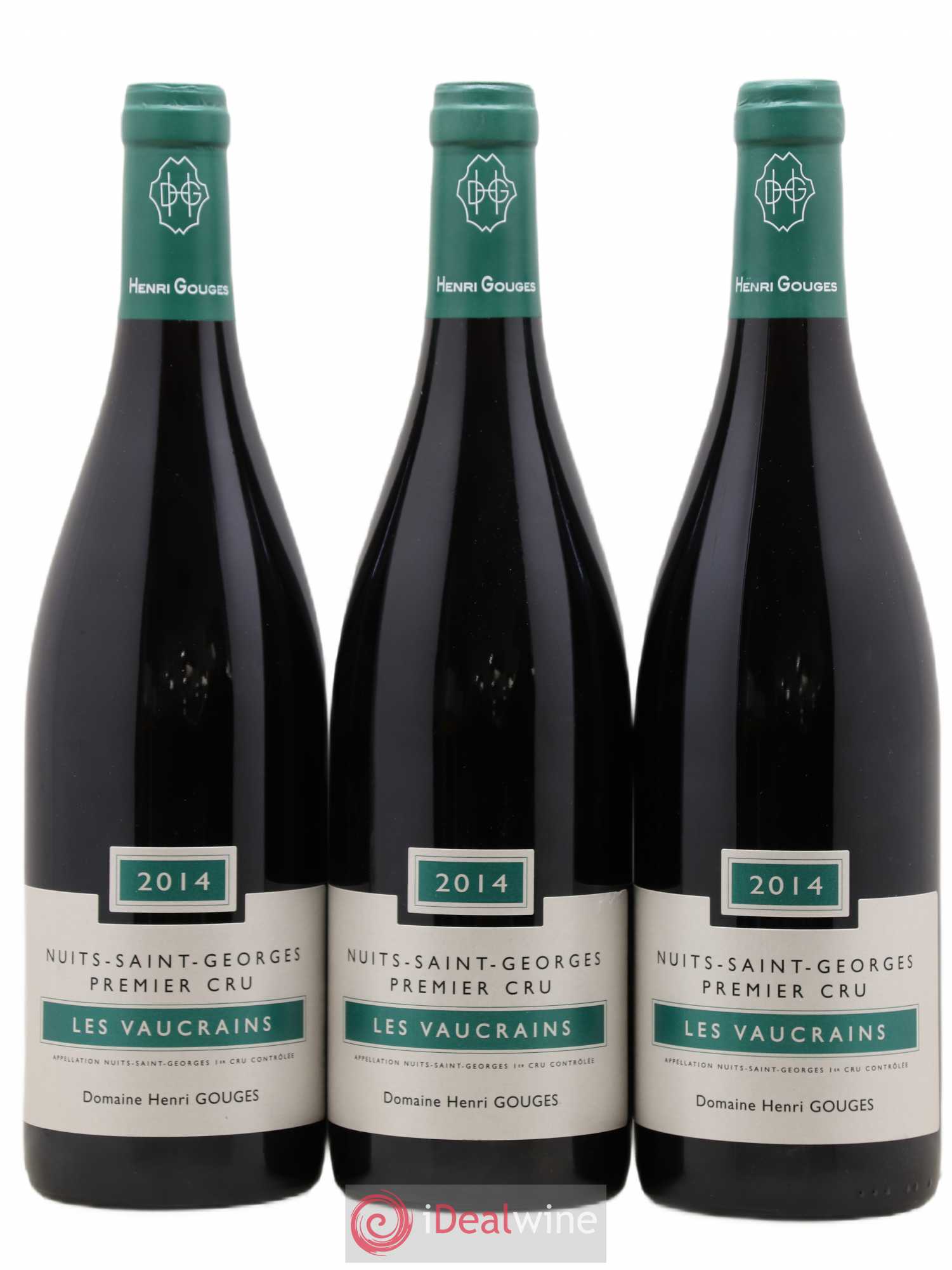 Nuits-Saint-Georges 1er Cru Les Vaucrains Henri Gouges 2014 - Lot de 3 bouteilles - 0