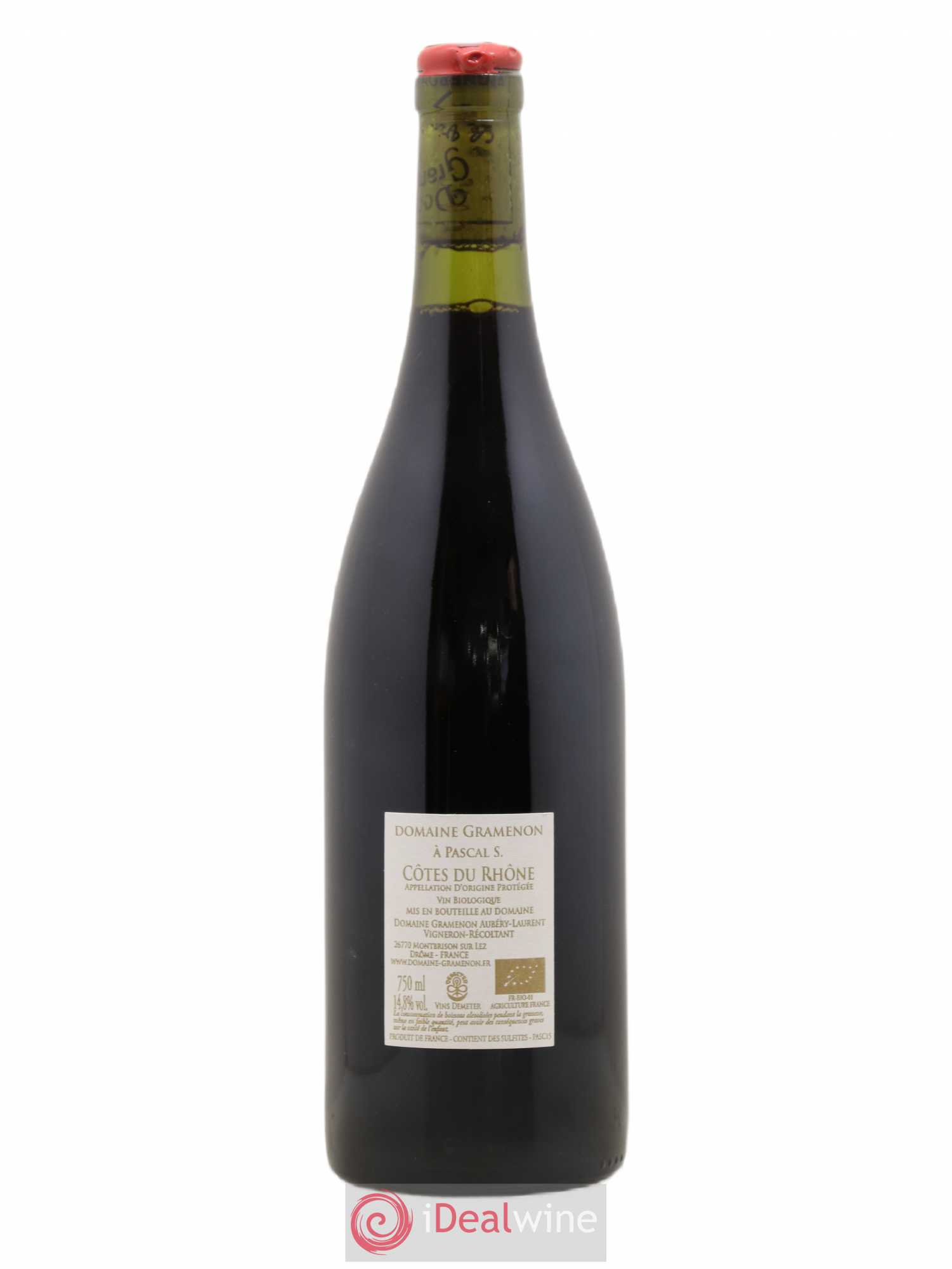 Côtes-du-Rhône A Pascal S. Gramenon (Domaine) 2015 - Lot de 1 bouteille - 1