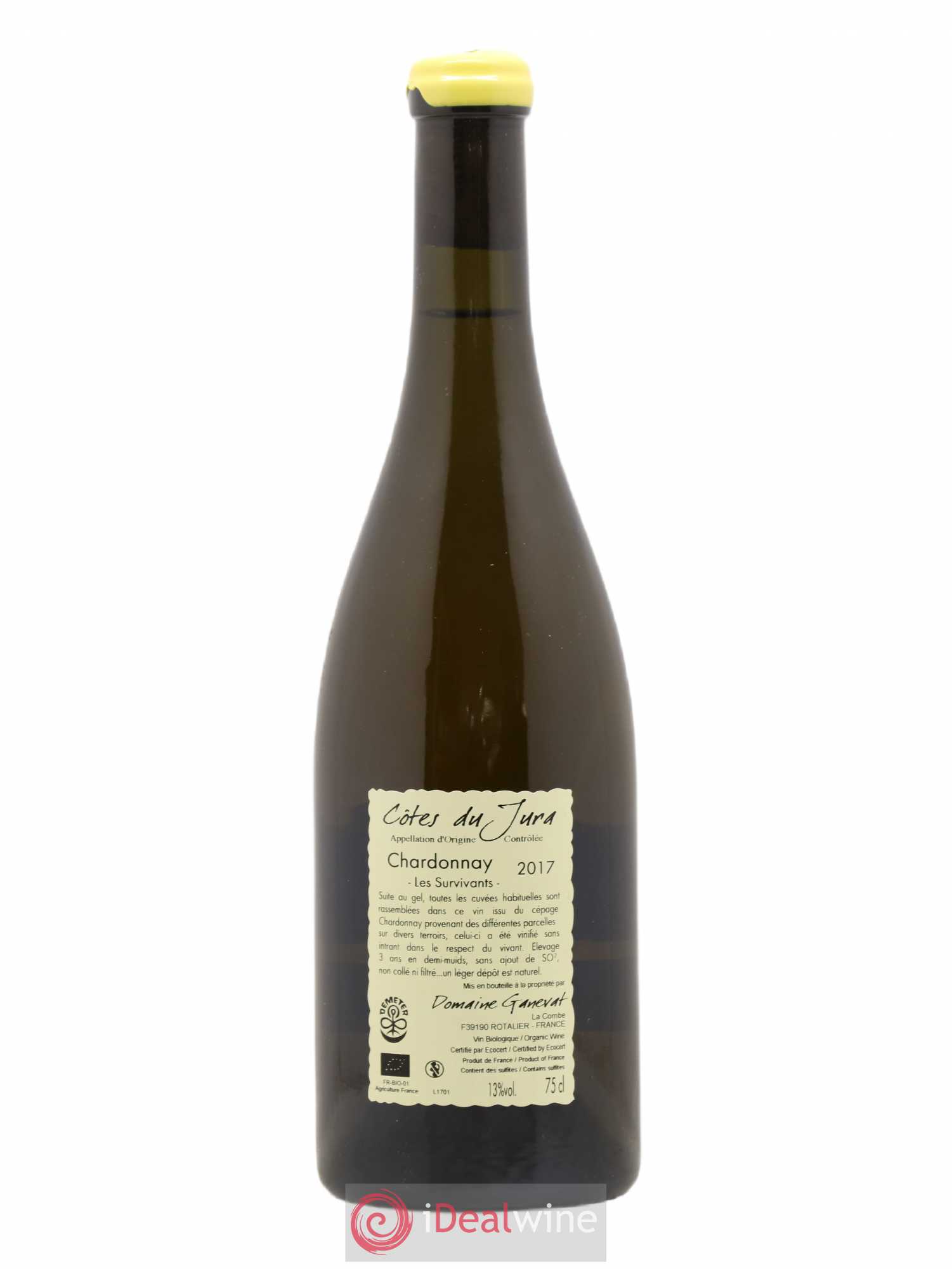 Côtes du Jura Les Survivants Jean-François Ganevat (Domaine) 2017 - Lot de 1 bouteille - 1