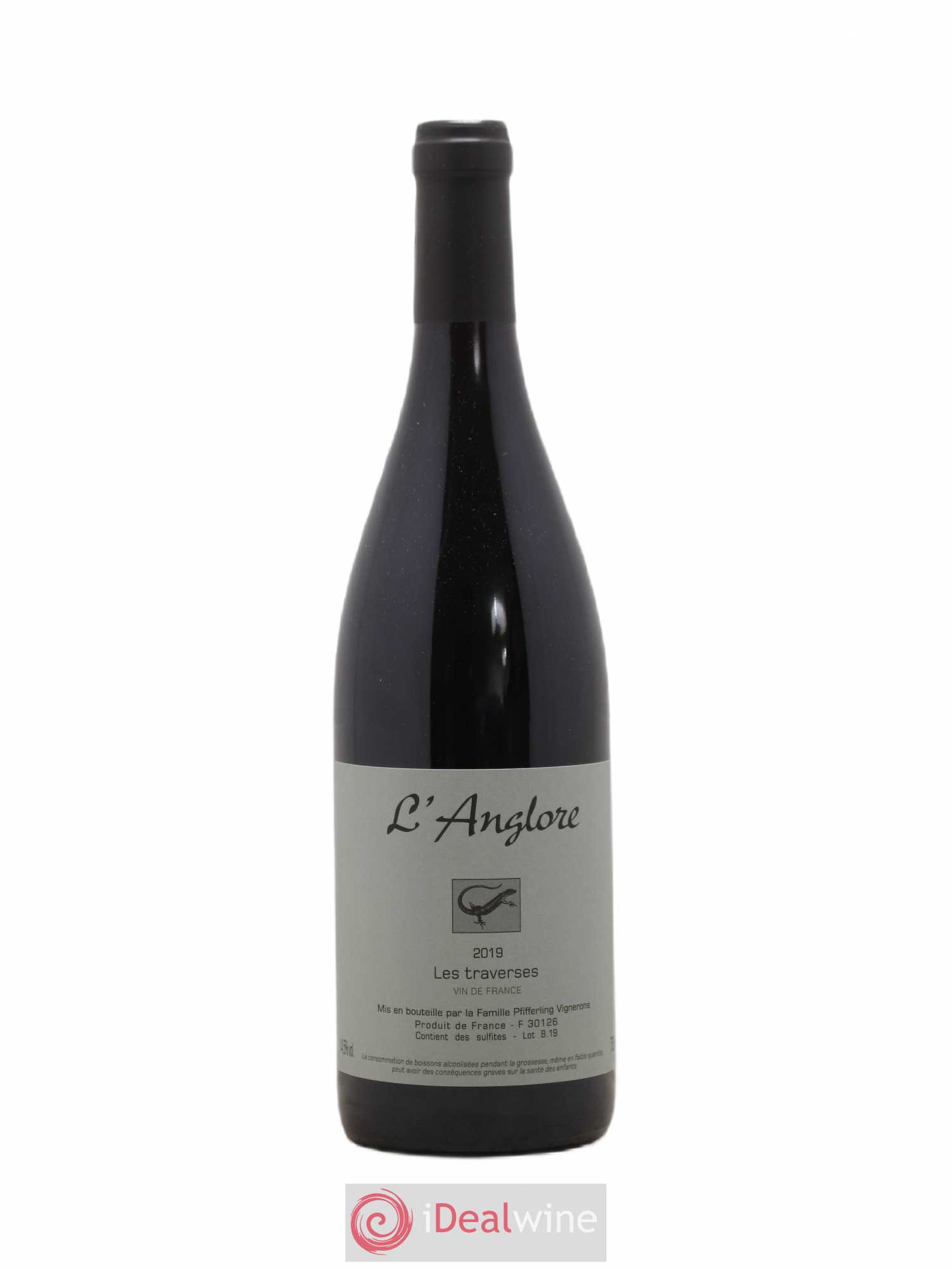 Vin de France Les Traverses L'Anglore 2019 - Lot de 1 bouteille - 0