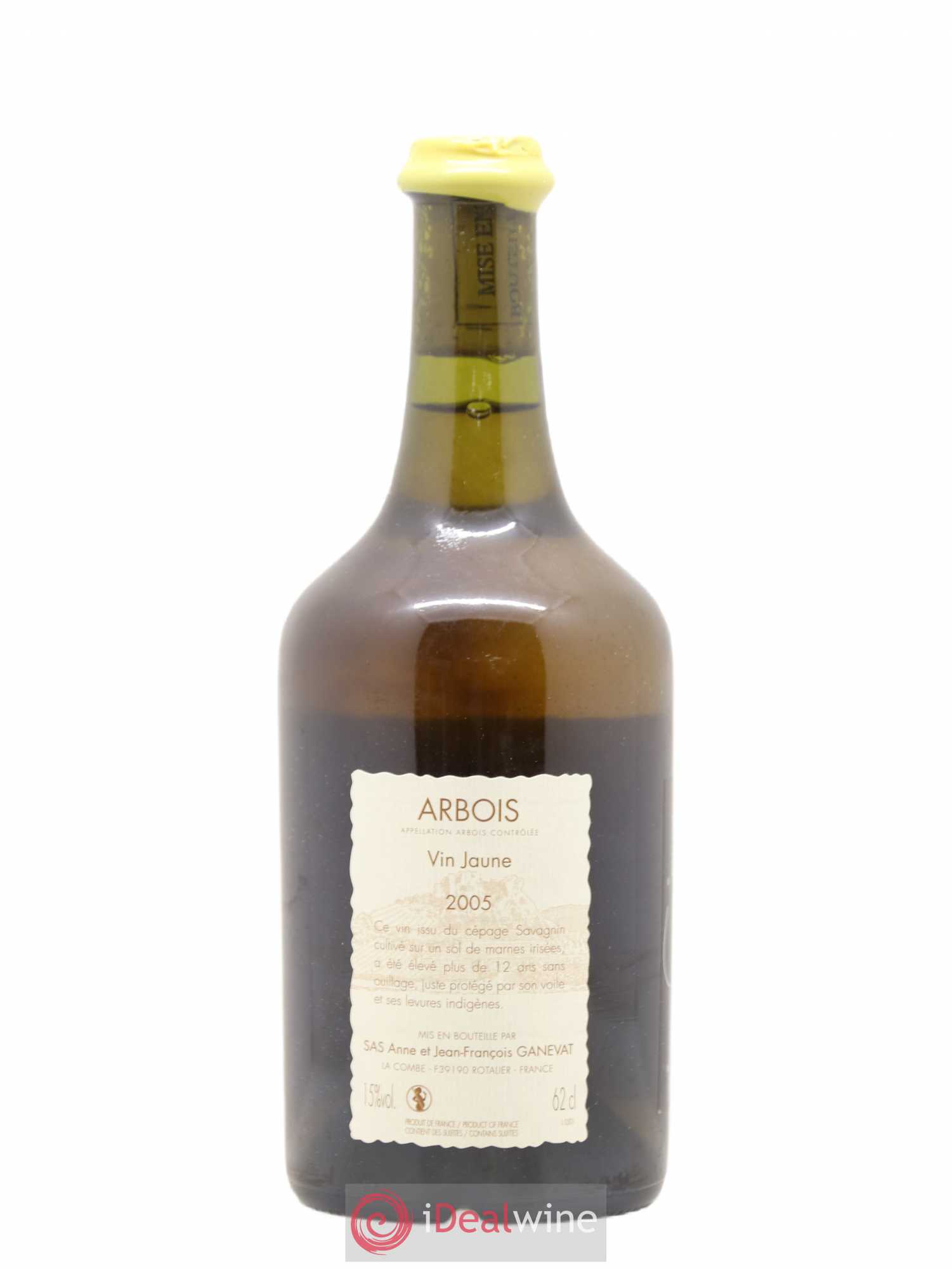 Arbois Vin Jaune Anne et Jean François Ganevat 2005 - Lot de 1 bouteille - 1