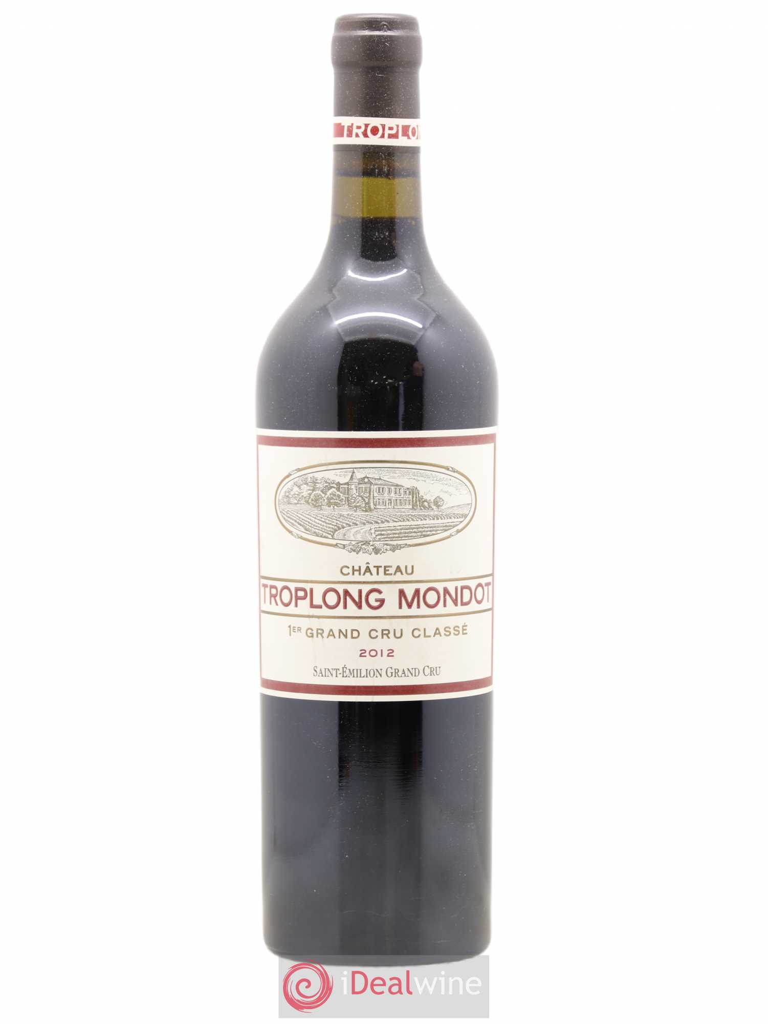 Château Troplong Mondot 1er Grand Cru Classé B 2012 - Lot de 1 bouteille - 0