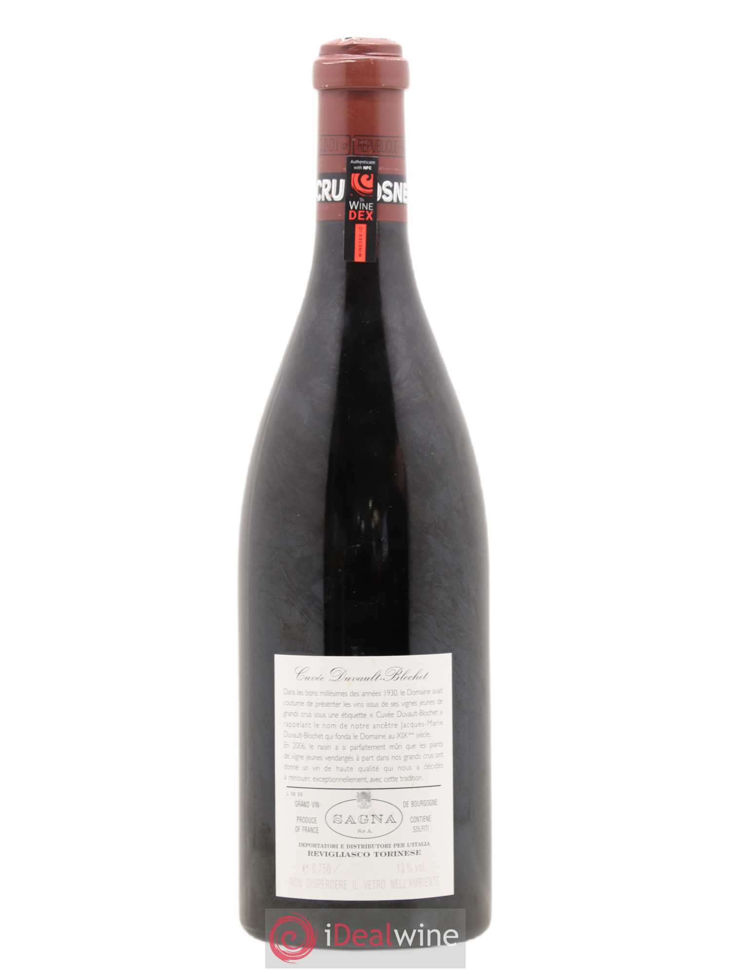 Vosne-Romanée 1er Cru Cuvée Duvault Blochet Domaine de la Romanée-Conti 2006 - Lot de 1 bouteille - 1