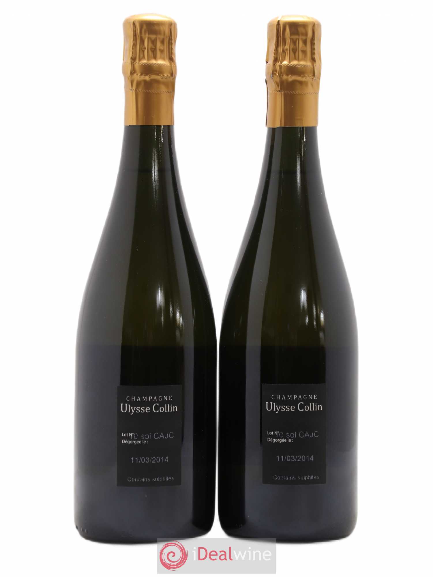 Les Pierrières Blancs de Blancs Extra-Brut Ulysse Collin - Lot de 2 bouteilles - 1