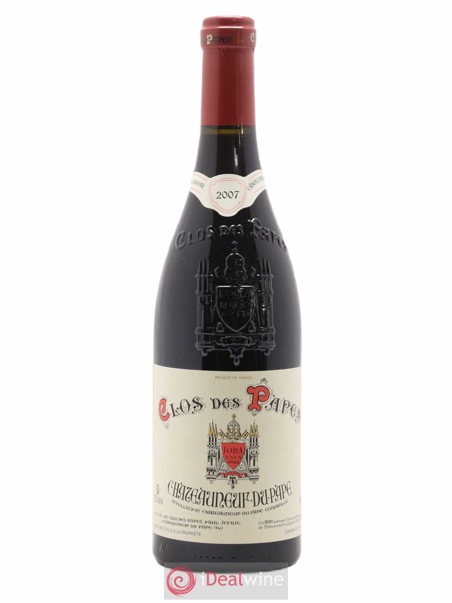 Châteauneuf-du-Pape Clos des Papes - Paul Avril 2007 - Lot de 1 bouteille - 0