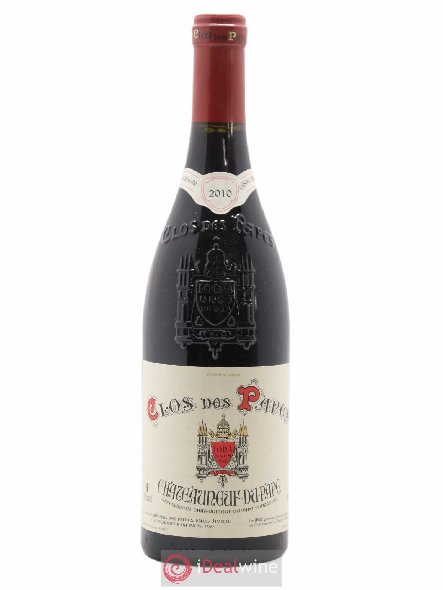 Châteauneuf-du-Pape Clos des Papes - Paul Avril 2010 - Lot de 1 bouteille - 0