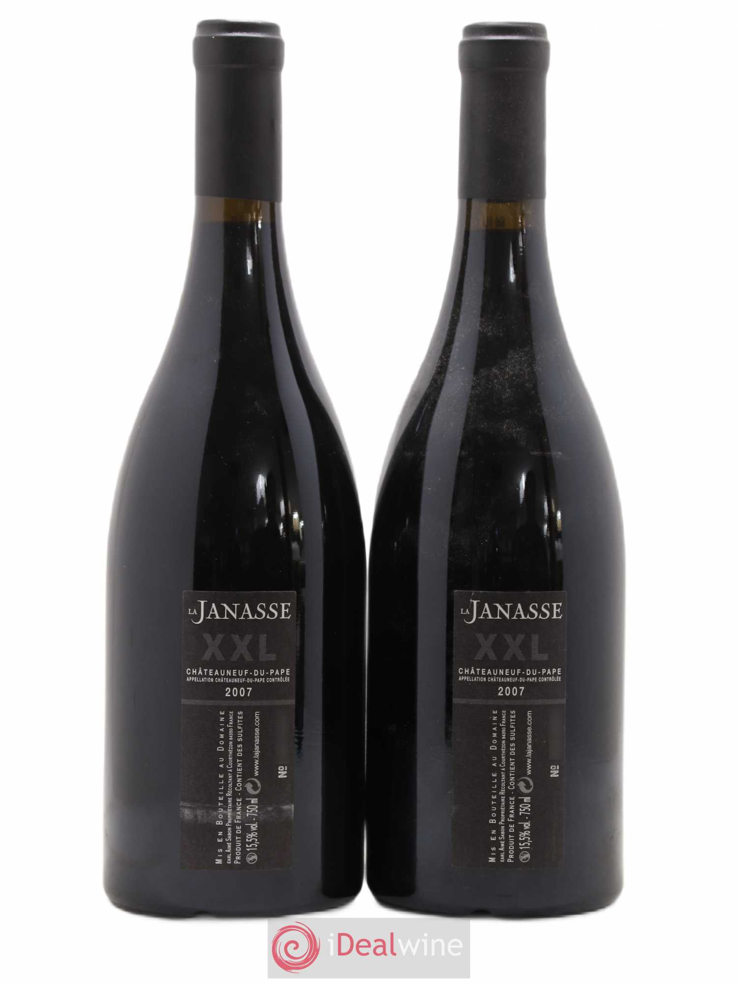 Châteauneuf-du-Pape Cuvée XXL La Janasse (Domaine de) 2007 - Lot de 2 bouteilles - 1