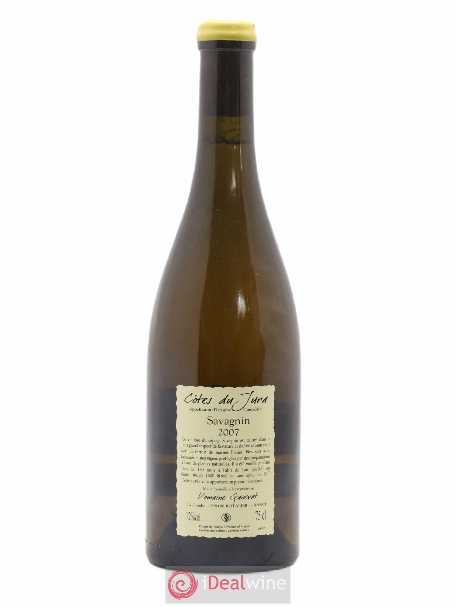 Côtes du Jura Les Vignes de mon Père Jean-François Ganevat (Domaine) 2007 - Lot de 1 bouteille - 1