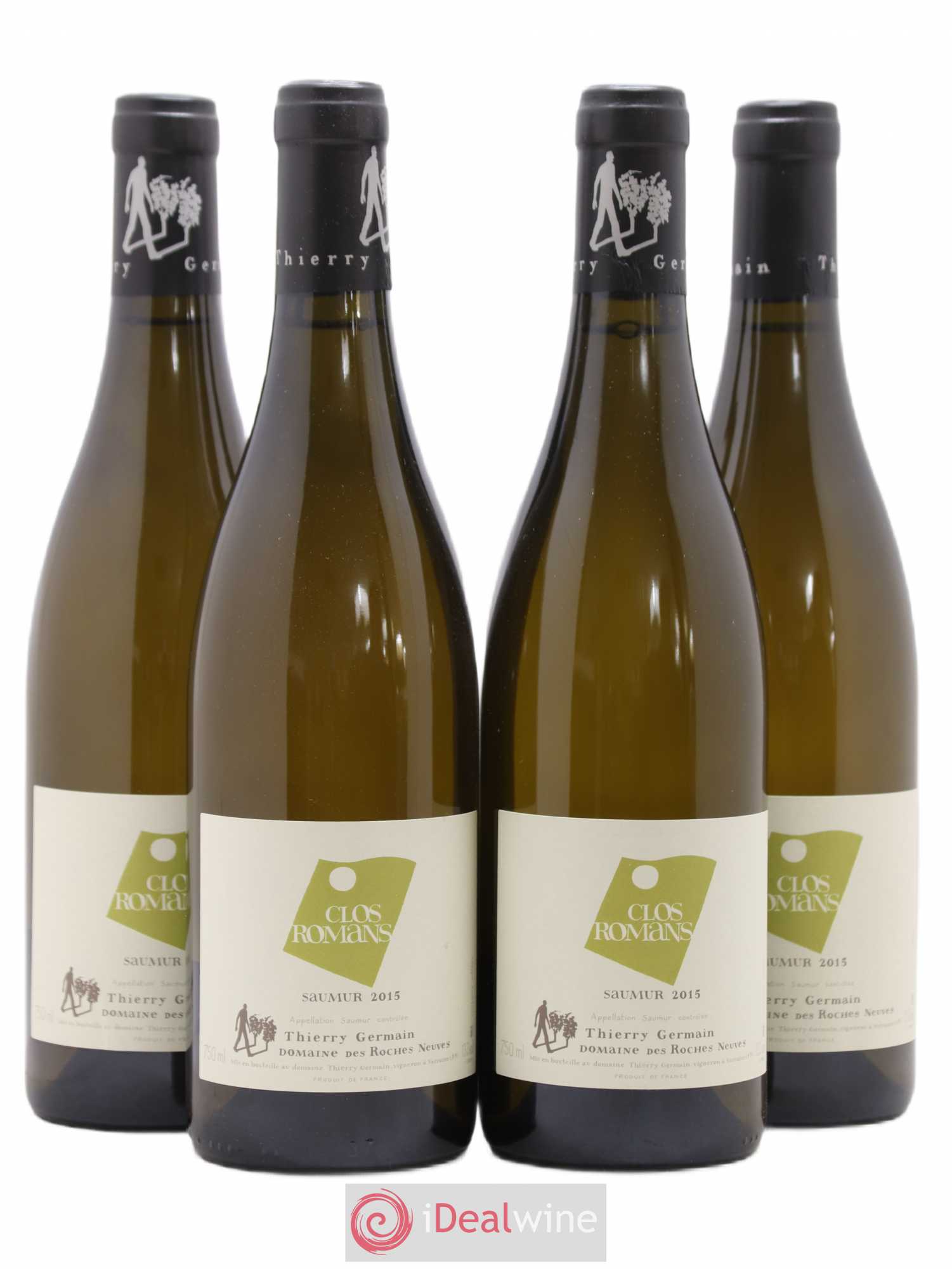 Saumur Clos Romans Domaine des Roches Neuves - Thierry Germain 2015 - Lot de 4 bouteilles - 0