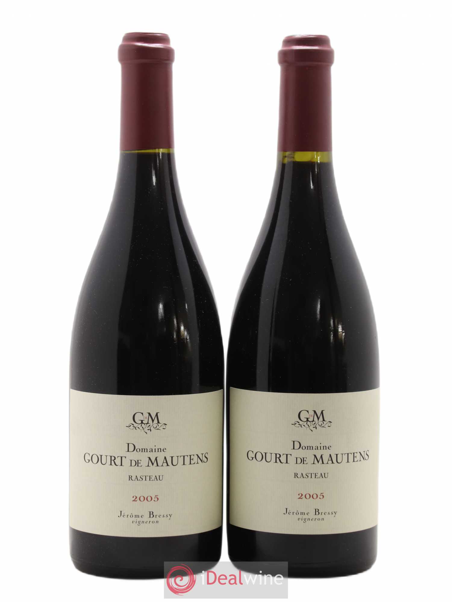 Rasteau Domaine Gourt de Mautens - Jérôme Bressy Rasteau 2005 - Lot de 2 bouteilles - 0