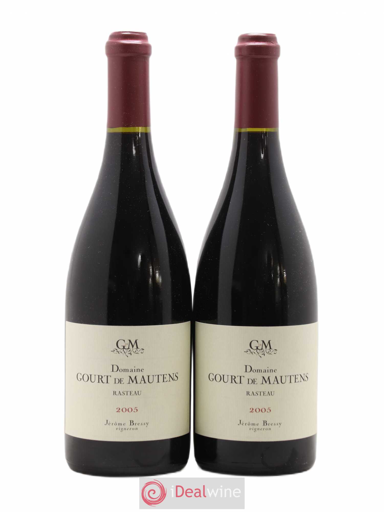 Rasteau Domaine Gourt de Mautens - Jérôme Bressy Rasteau 2005 - Lot de 2 bouteilles - 0