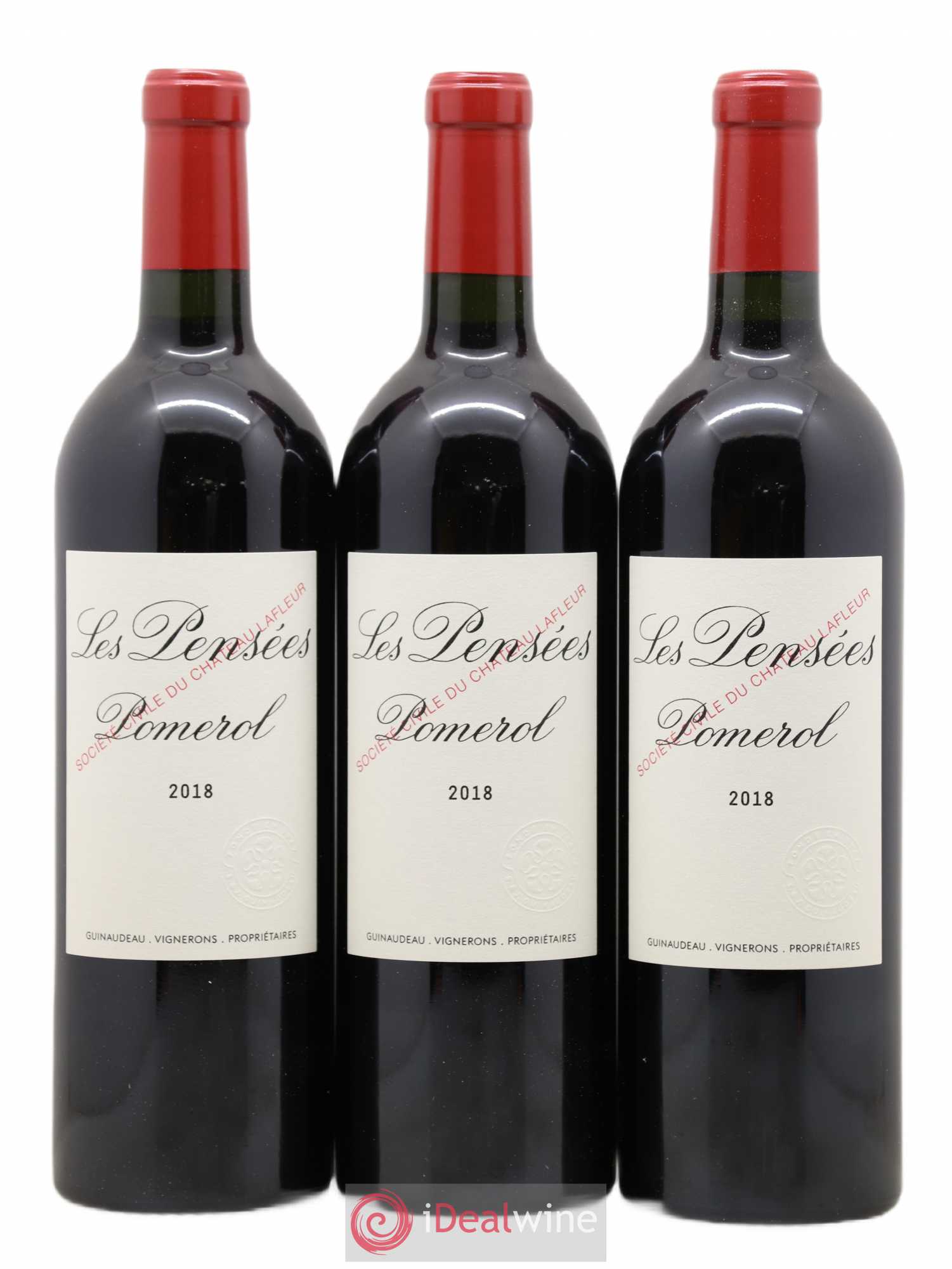 Pensées de Lafleur Second Vin 2018 - Lot de 3 bouteilles - 0