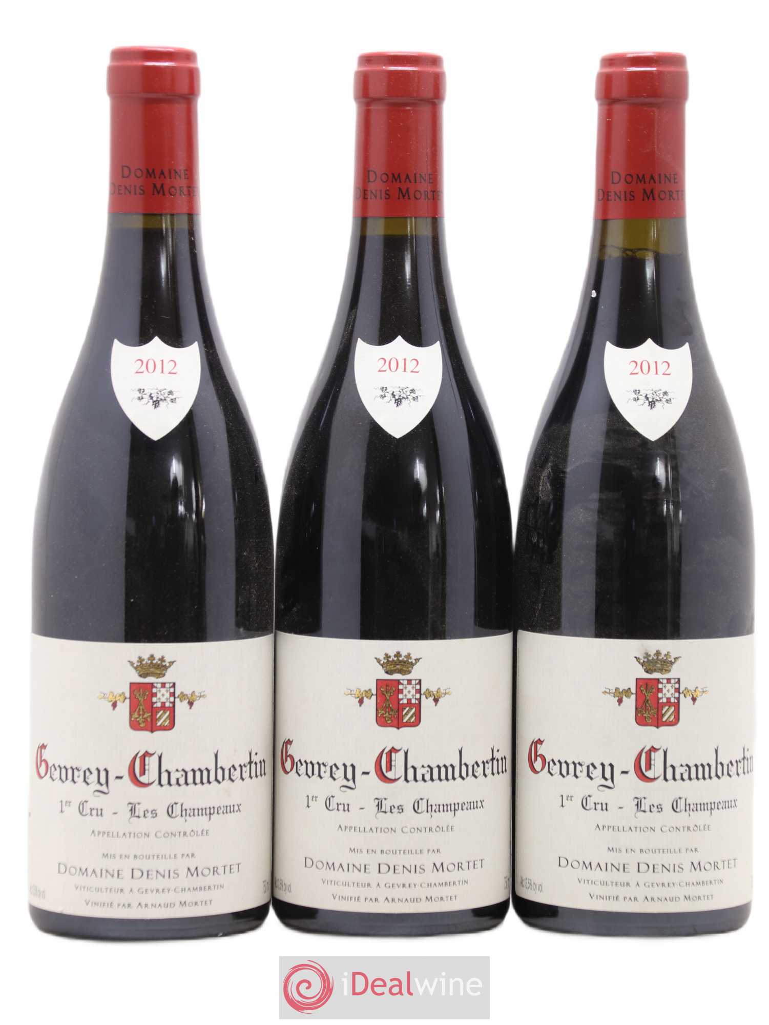 Gevrey-Chambertin 1er Cru Les Champeaux Denis Mortet (Domaine) 2012 - Lot de 3 bouteilles - 0
