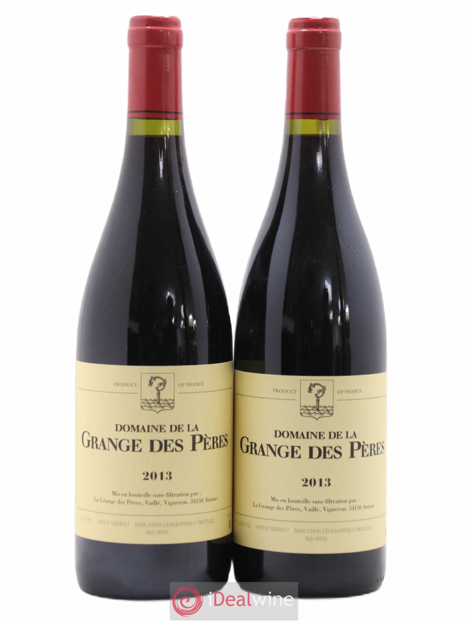 Pays d'Hérault Grange des Pères Laurent Vaillé 2013 - Lot de 2 bouteilles - 0