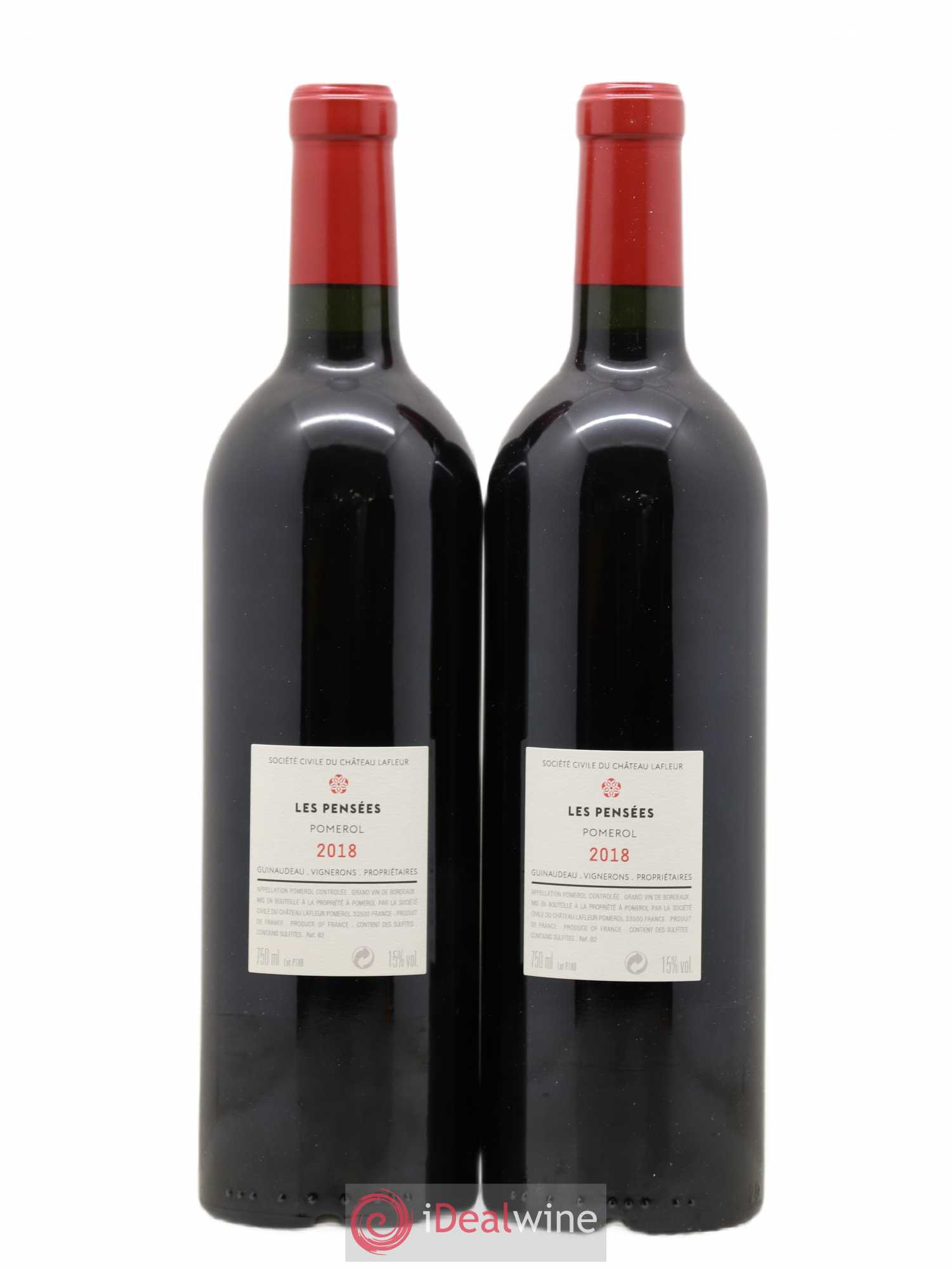 Pensées de Lafleur Second Vin 2018 - Lot de 2 bouteilles - 1