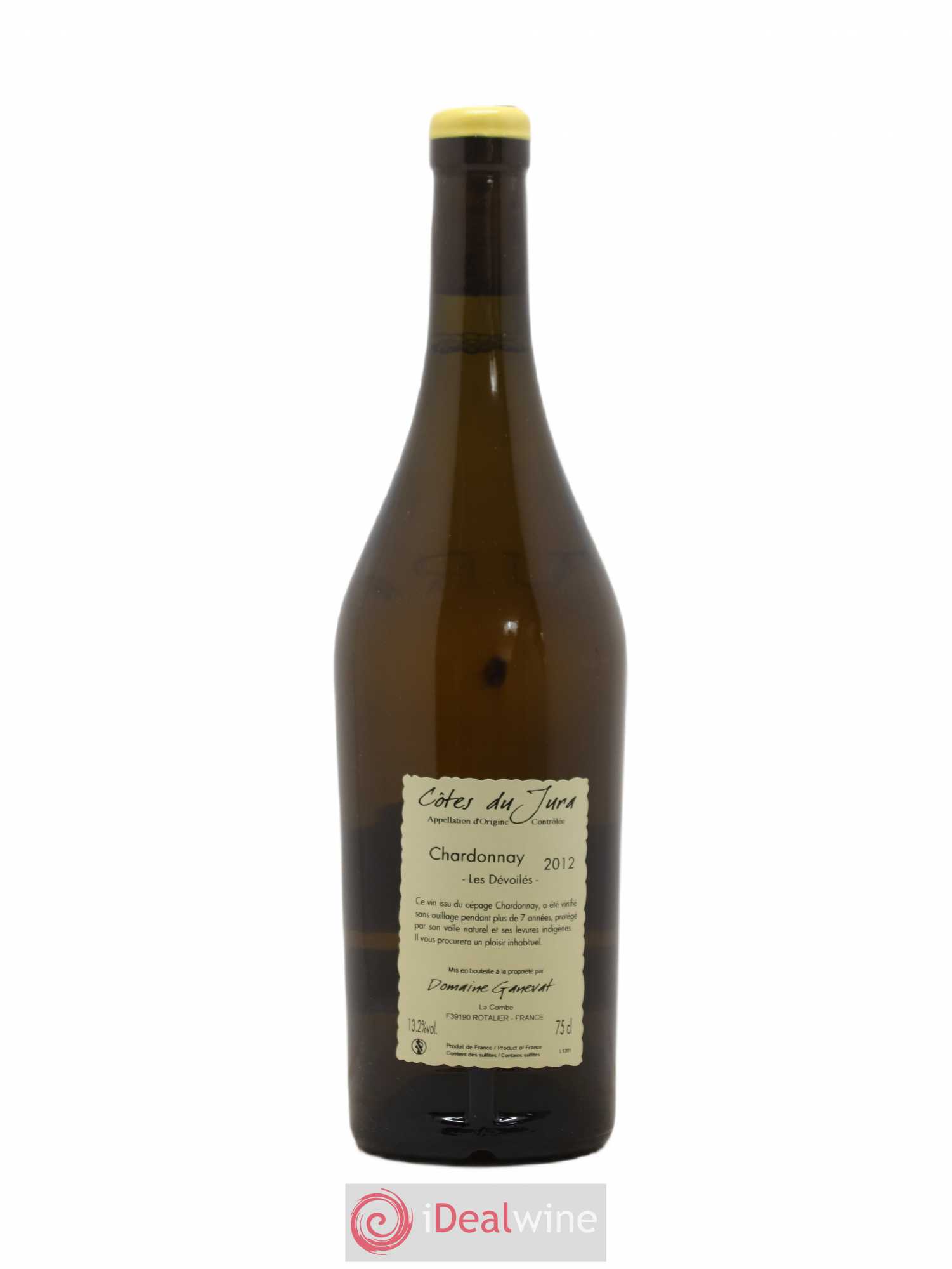 Côtes du Jura Les Dévoilés Jean-François Ganevat (Domaine) 2012 - Lot de 1 bouteille - 1