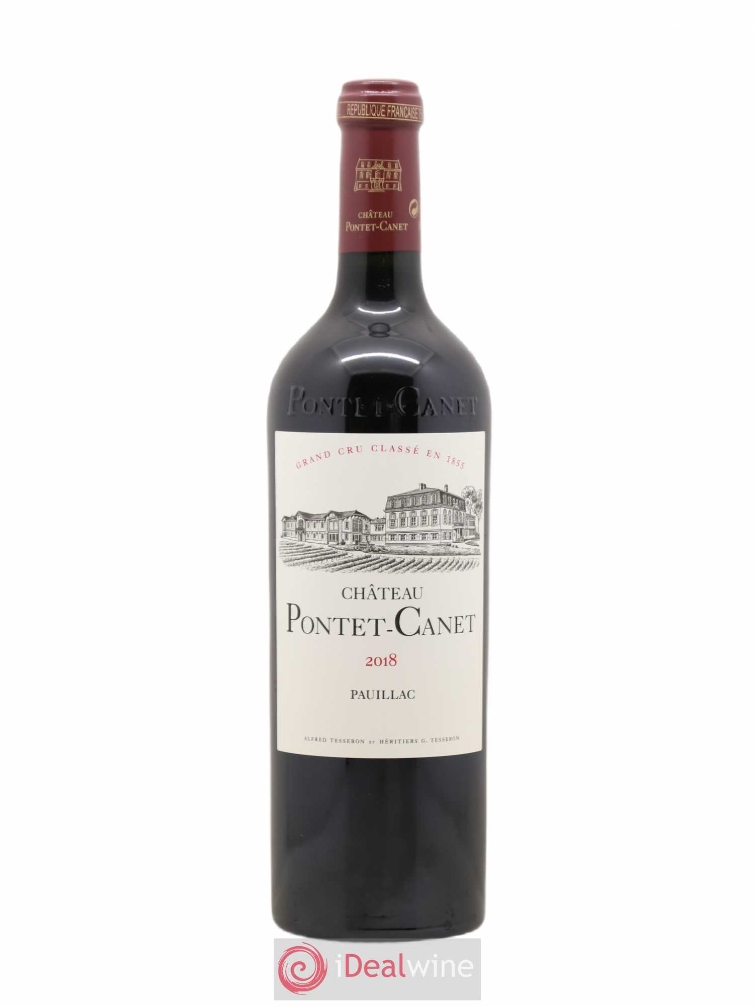 Château Pontet Canet 5ème Grand Cru Classé 2018 - Lot de 1 bouteille - 0
