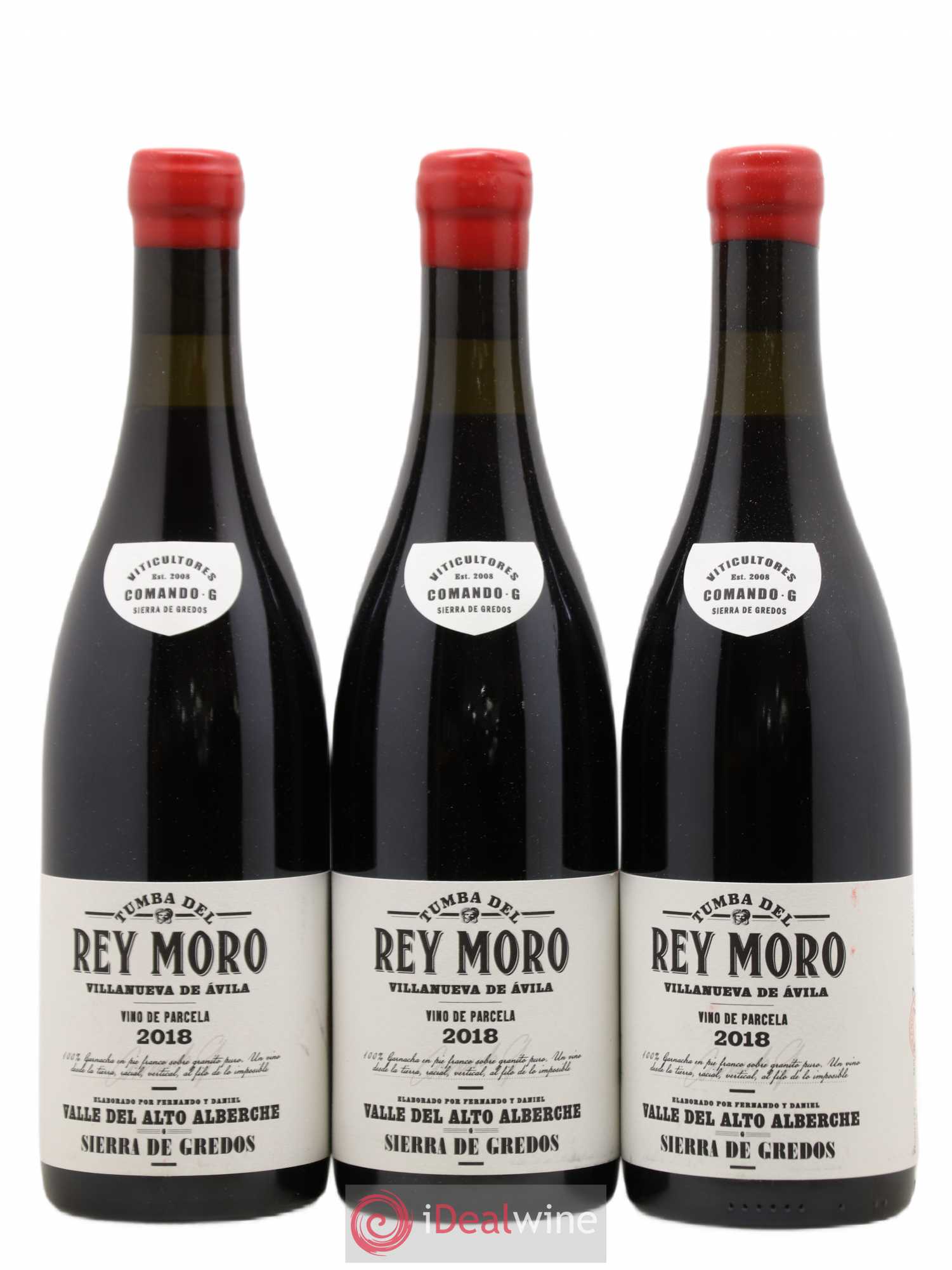 Vinos de Madrid DO Comando G DO Tumba del Rey Moro 2018 - Lot de 3 bouteilles - 0
