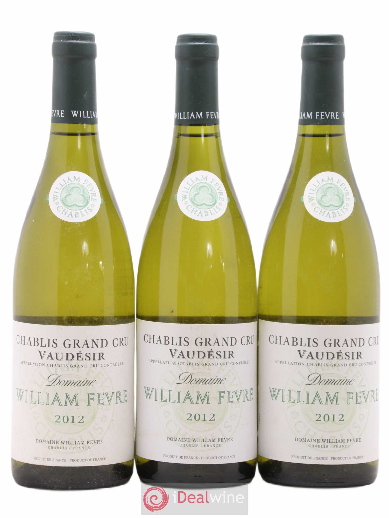 Chablis Grand Cru Vaudésir William Fèvre 2012 - Lot de 3 bouteilles - 0