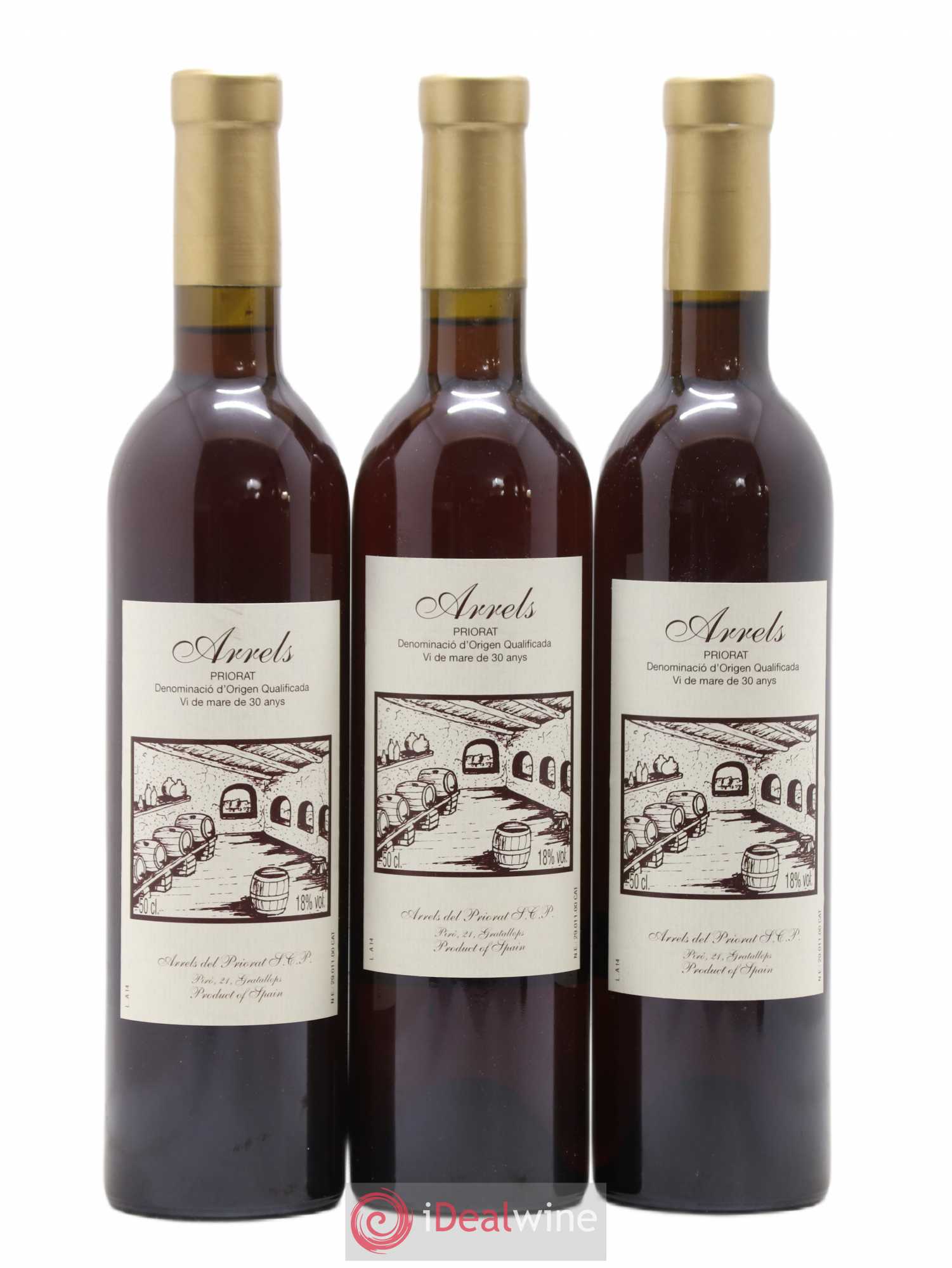 Priorat DOCA Arrels del Priorat 30 ans (50 cl) 50CL - Lot de 3 bouteilles - 0