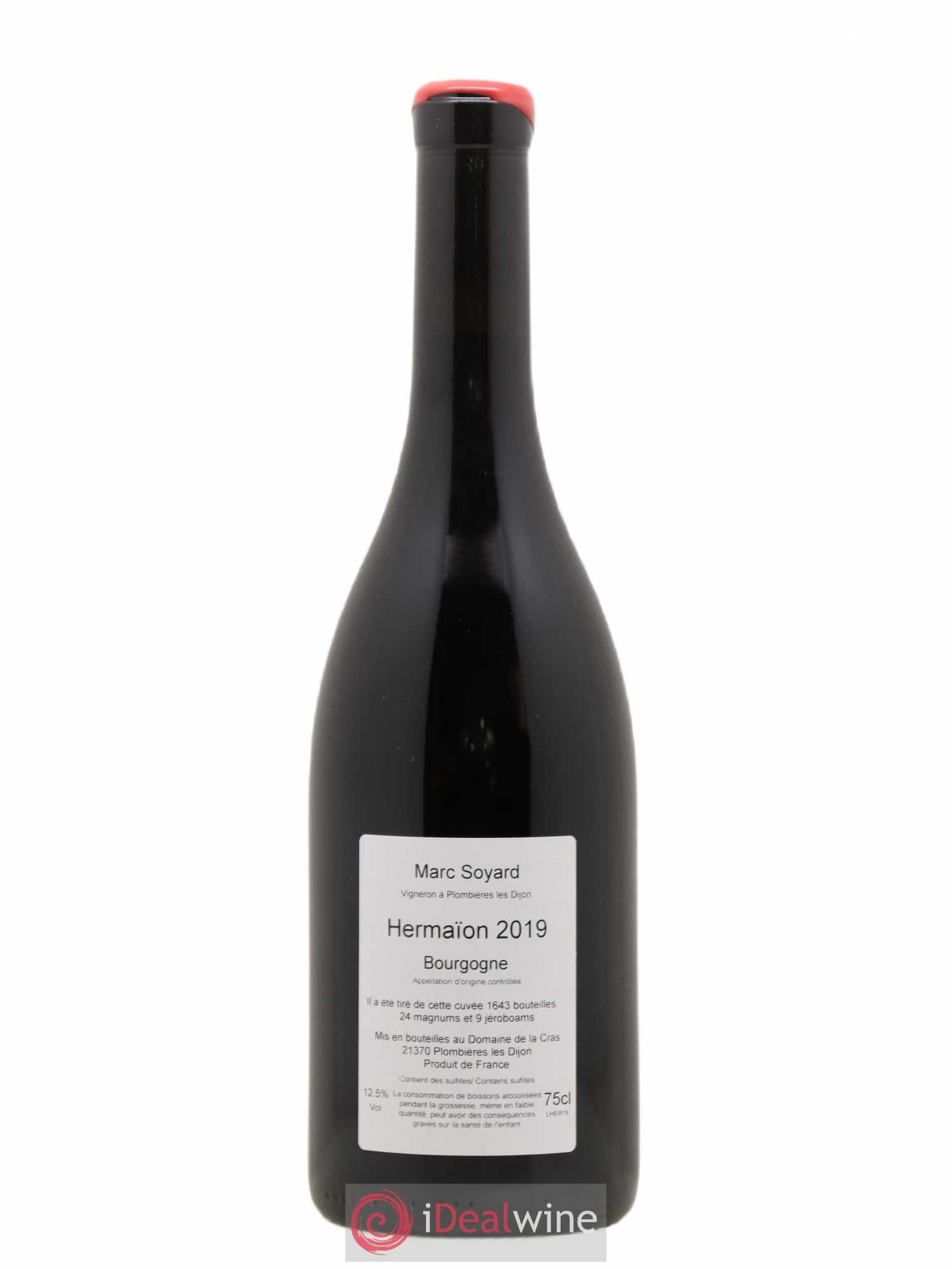 Bourgogne Hermaion Domaine de la Cras - Marc Soyard 2019 - Lot de 1 bouteille - 1