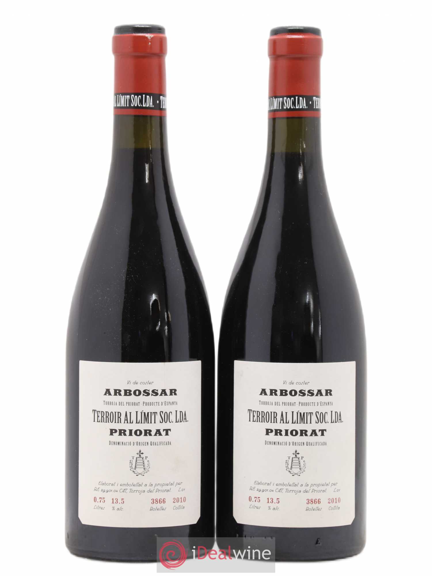 Priorat Terroir Al Limit Arbossar Dominik Hubert 2010 - Lot de 2 bouteilles - 0