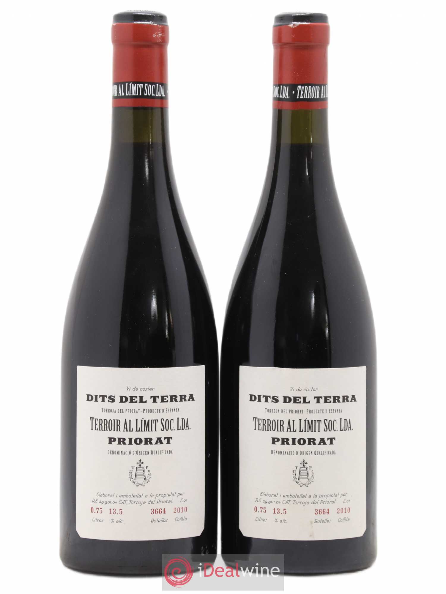 Priorat Terroir Al Limit Dits del Terra Dominik Hubert 2010 - Lot de 2 bouteilles - 0