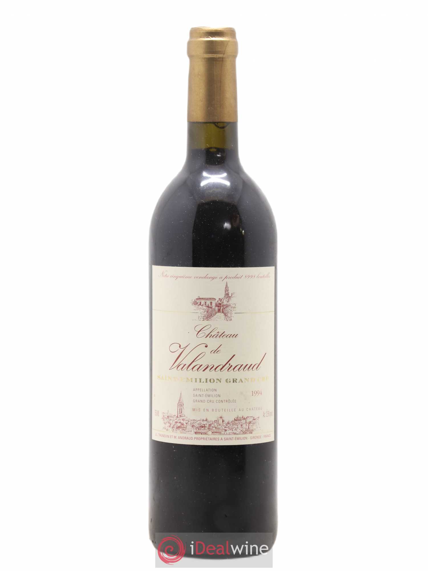 Château de Valandraud 1994 - Lot de 1 bouteille - 0