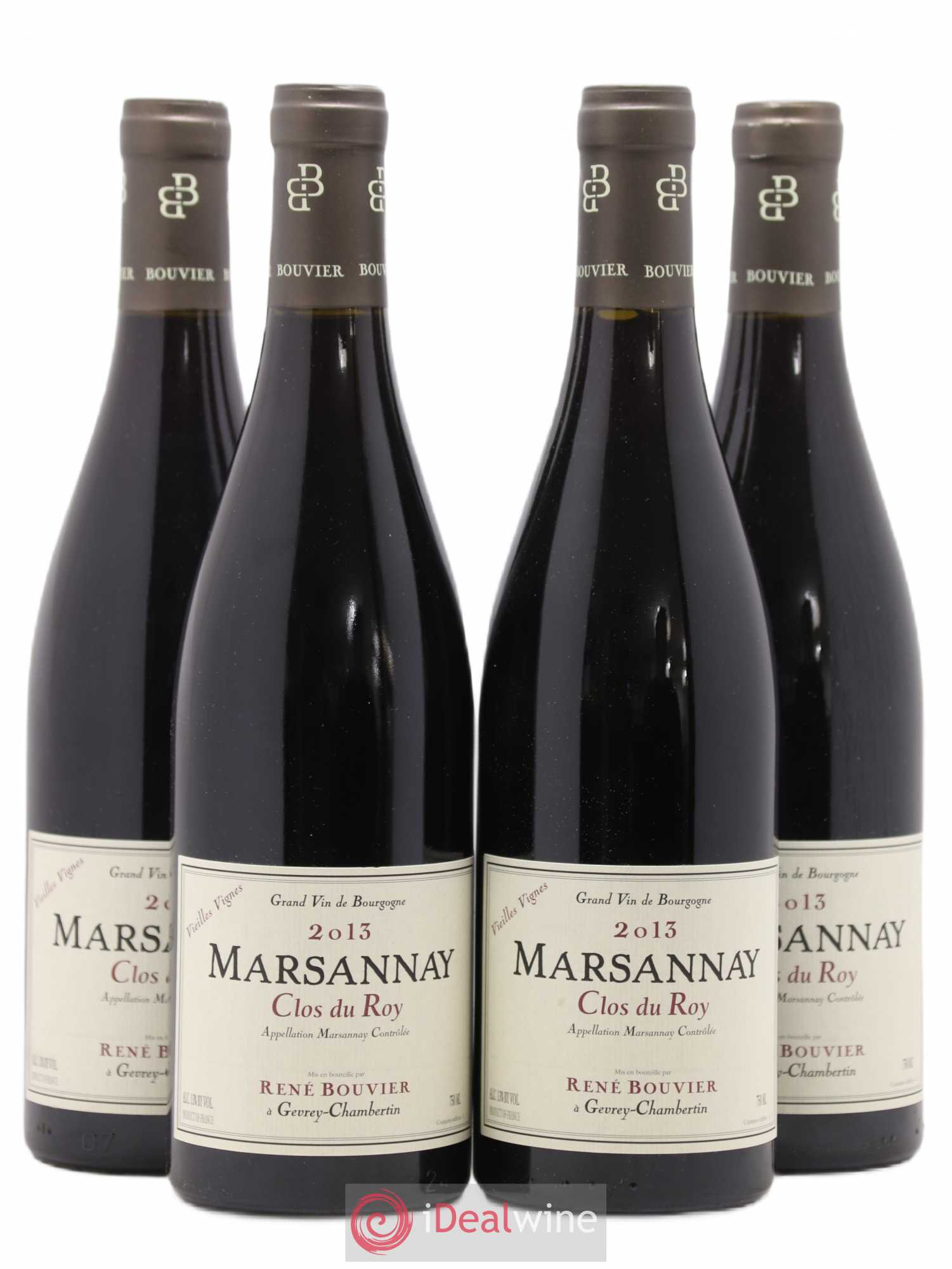 Marsannay Vieilles Vignes Clos du Roy René Bouvier (Domaine) 2013 - Lot de 4 bouteilles - 0