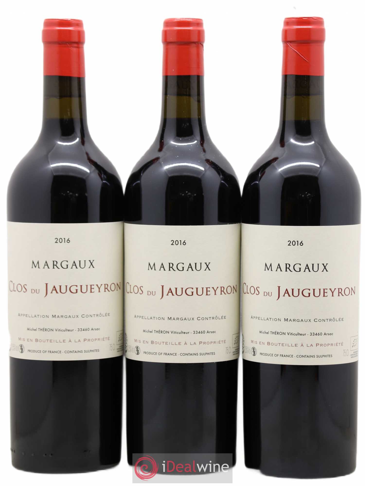 Clos du Jaugueyron 2016 - Lot de 3 bouteilles - 0