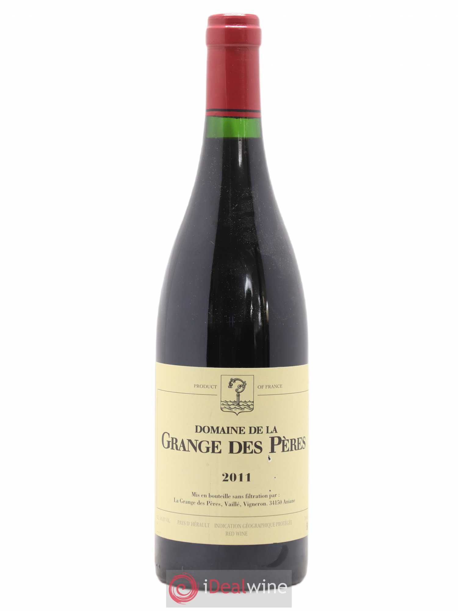Pays d'Hérault Grange des Pères Laurent Vaillé 2011 - Lot de 1 bouteille - 0