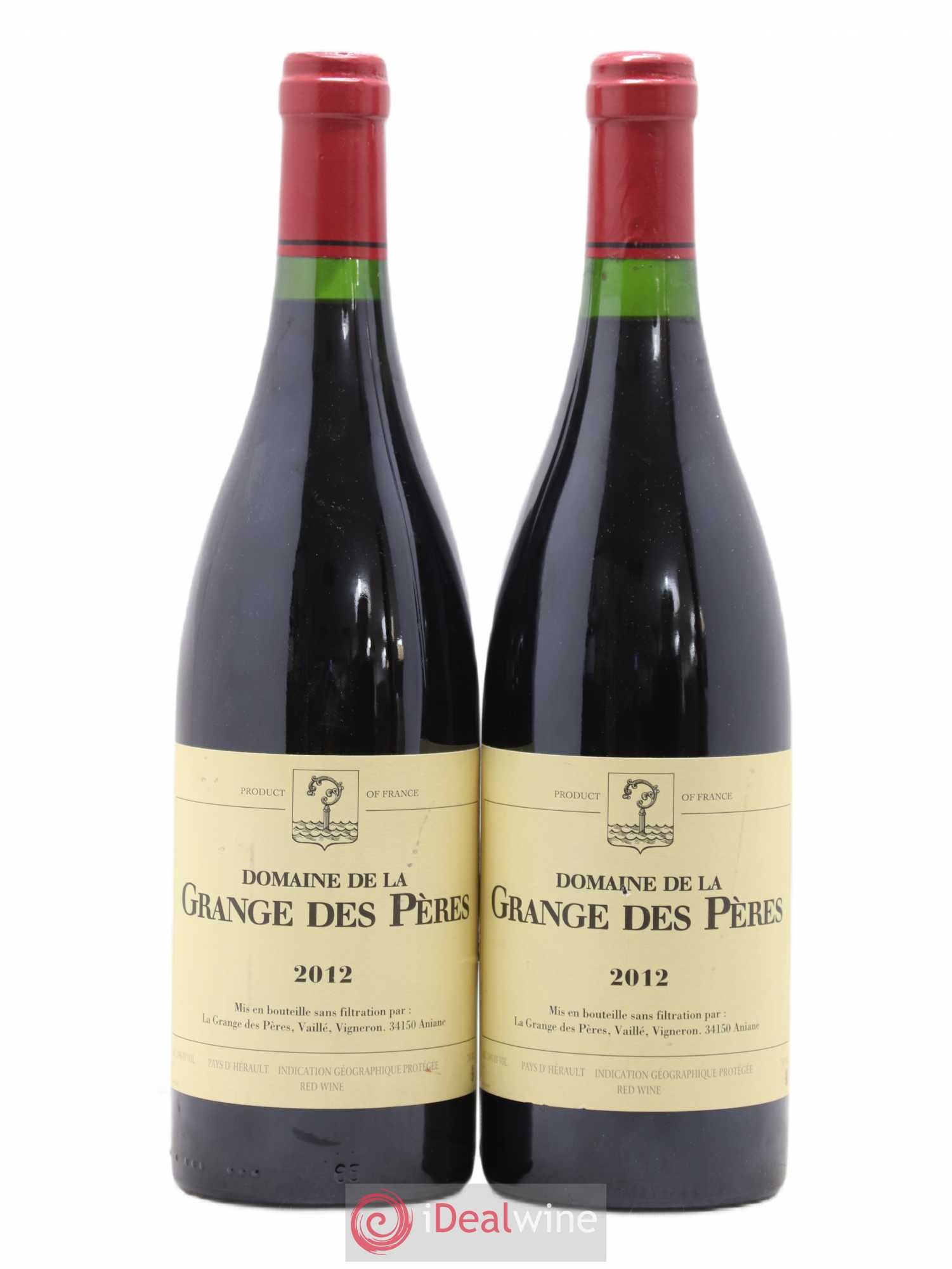 Pays d'Hérault Grange des Pères Laurent Vaillé 2012 - Lot de 2 bouteilles - 0
