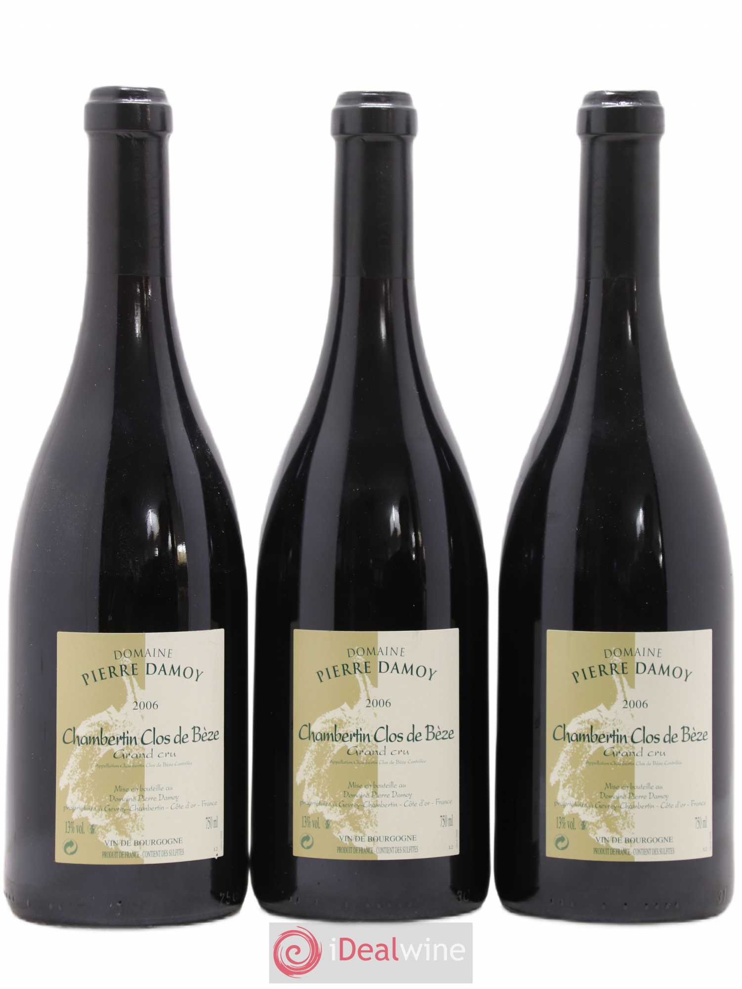 Chambertin Clos de Bèze Grand Cru Pierre Damoy 2006 - Lot de 3 bouteilles - 0
