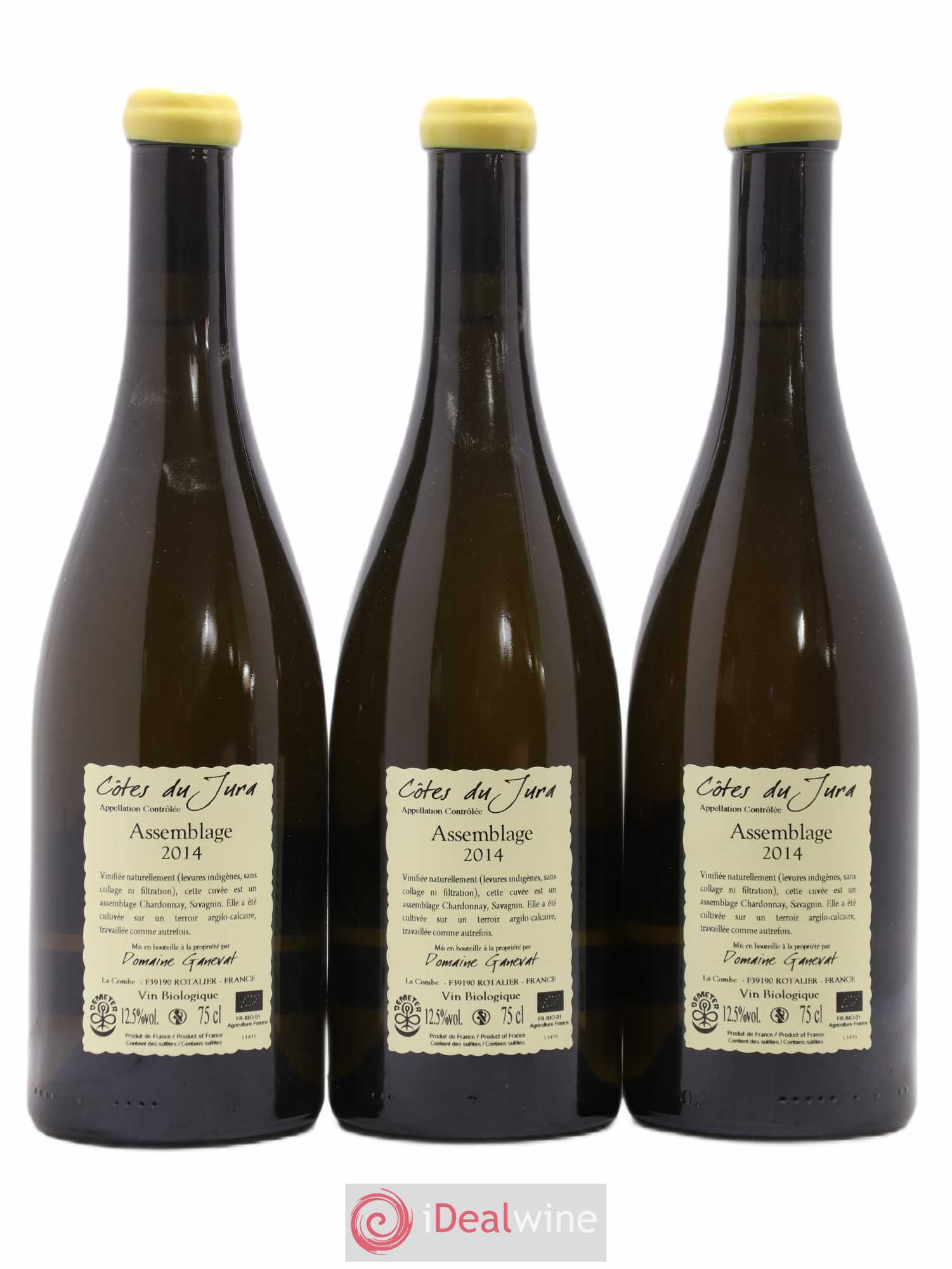 Côtes du Jura Cuvée Orégane Jean-François Ganevat (Domaine) 2014 - Lot de 3 bouteilles - 1