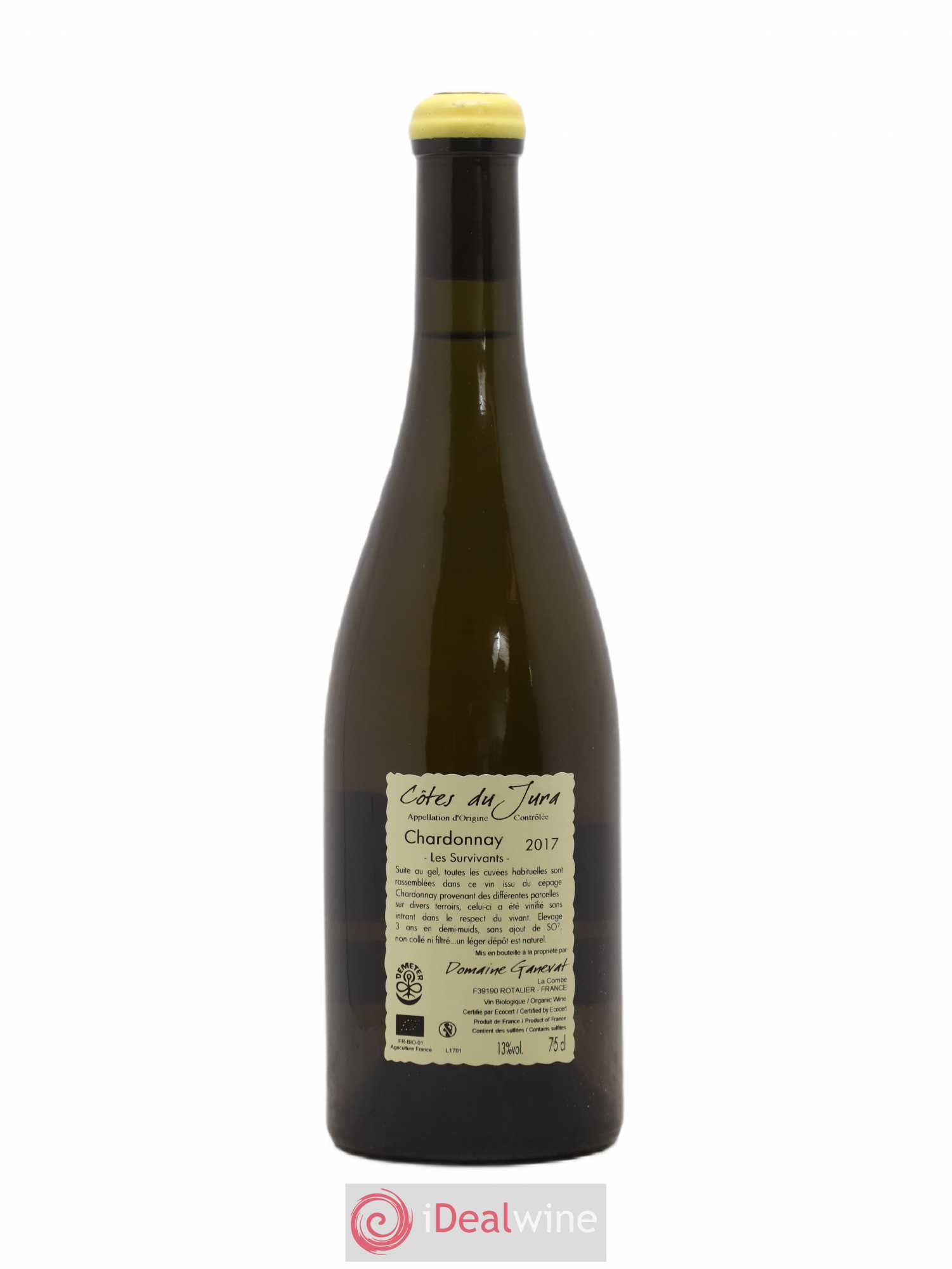 Côtes du Jura Les Survivants Jean-François Ganevat (Domaine) 2017 - Lot de 1 bouteille - 1