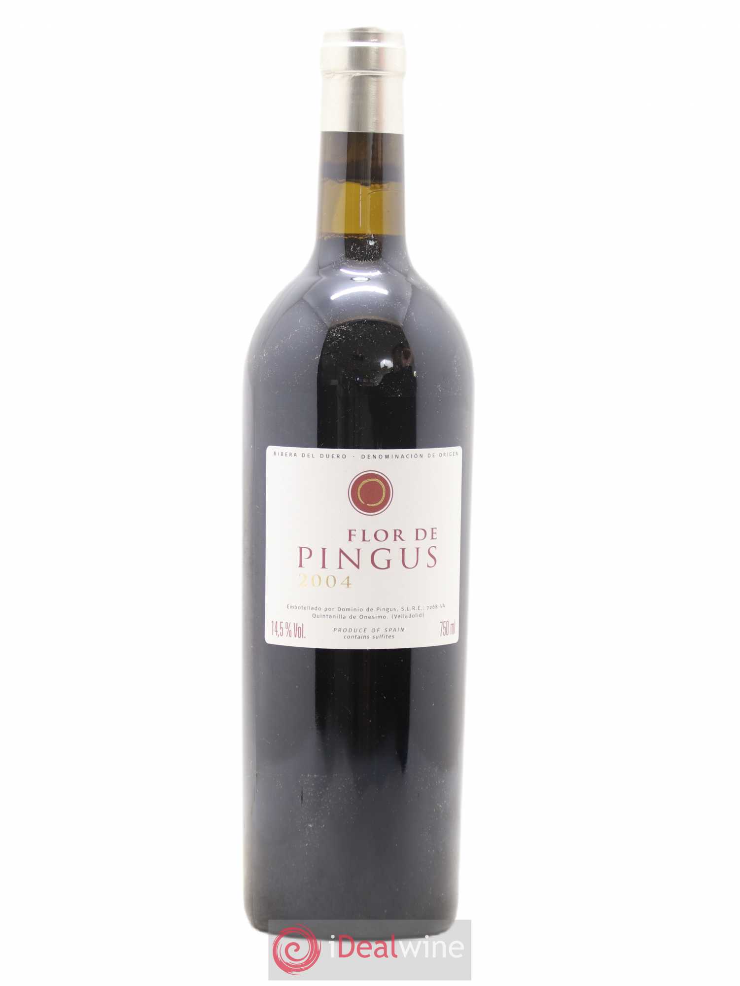 Ribera Del Duero Flor de Pingus Dominio de Pingus - Peter Sisseck 2004 - Lot de 1 bouteille - 0