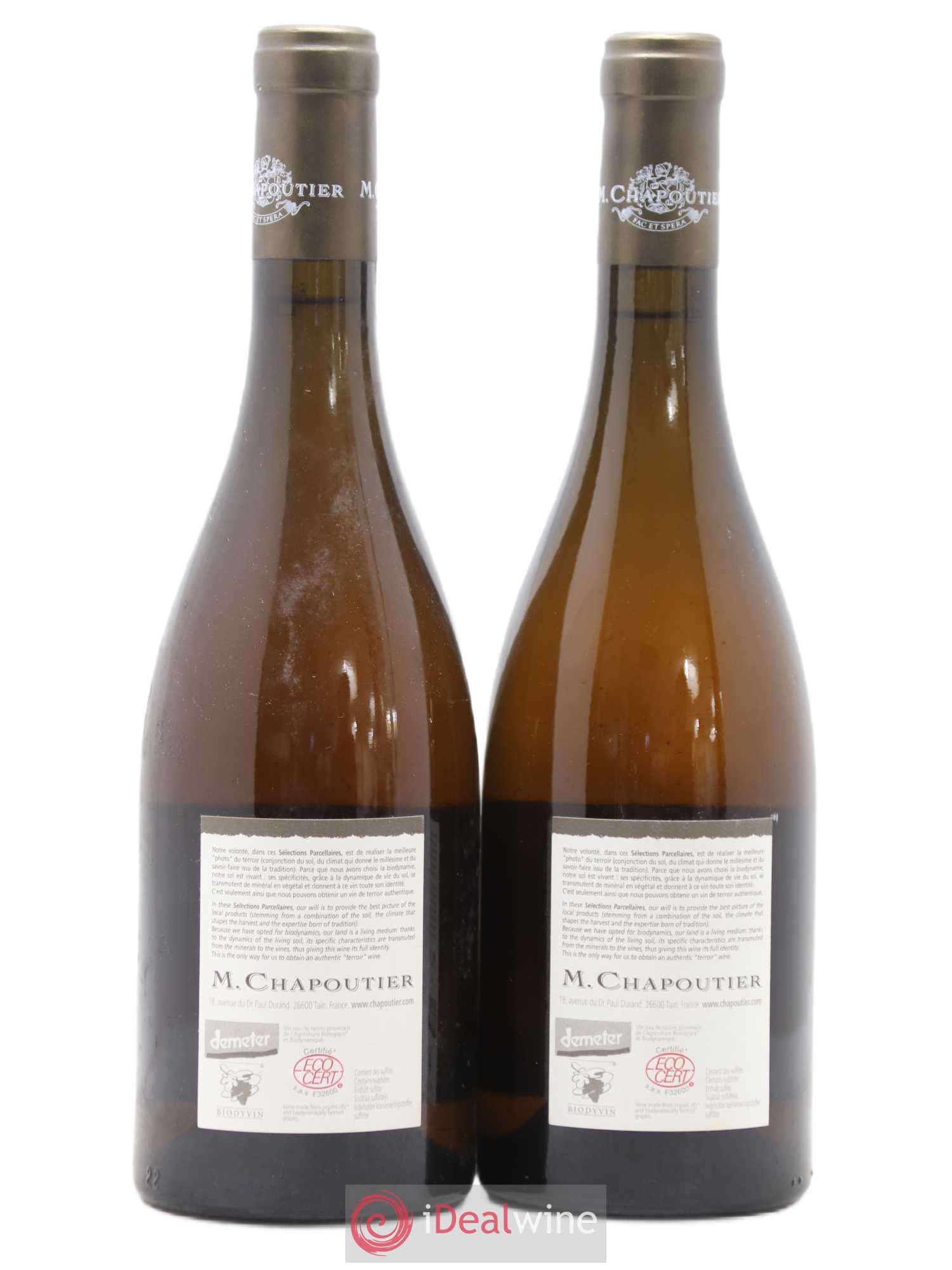 Hermitage Ermitage l'Ermite Chapoutier 2005 - Lot de 2 bouteilles - 1
