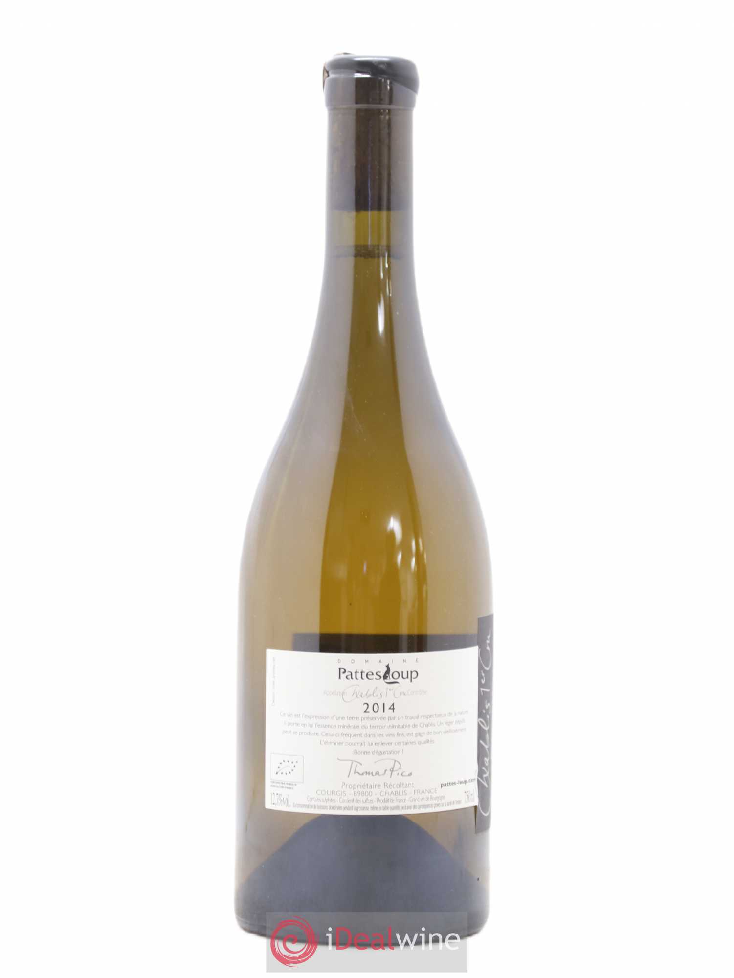 Chablis 1er Cru Beauregard Pattes Loup (Domaine) 2014 - Lot de 1 bouteille - 1