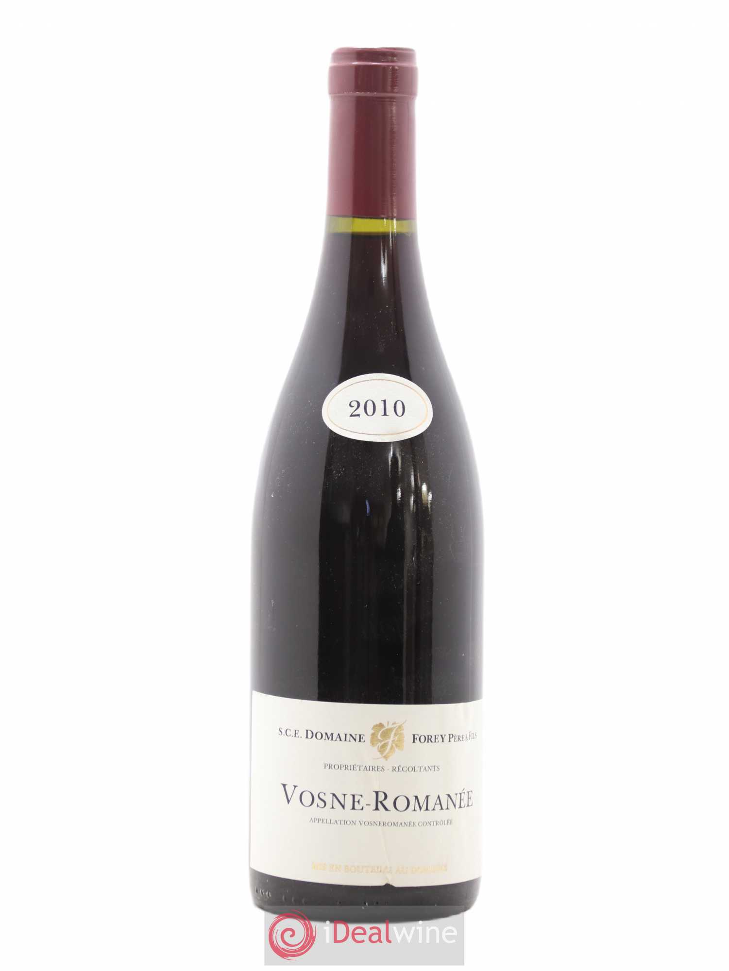 Vosne-Romanée Forey Père et Fils (Domaine) 2010 - Lot de 1 bouteille - 0