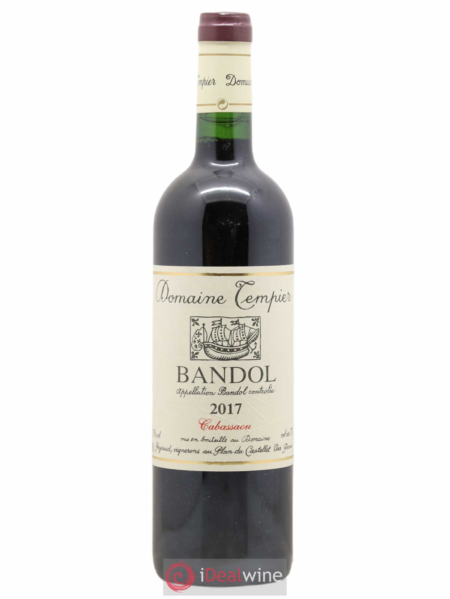 Bandol Domaine Tempier Cuvée Cabassaou Famille Peyraud 2017 - Lot de 1 bouteille - 0
