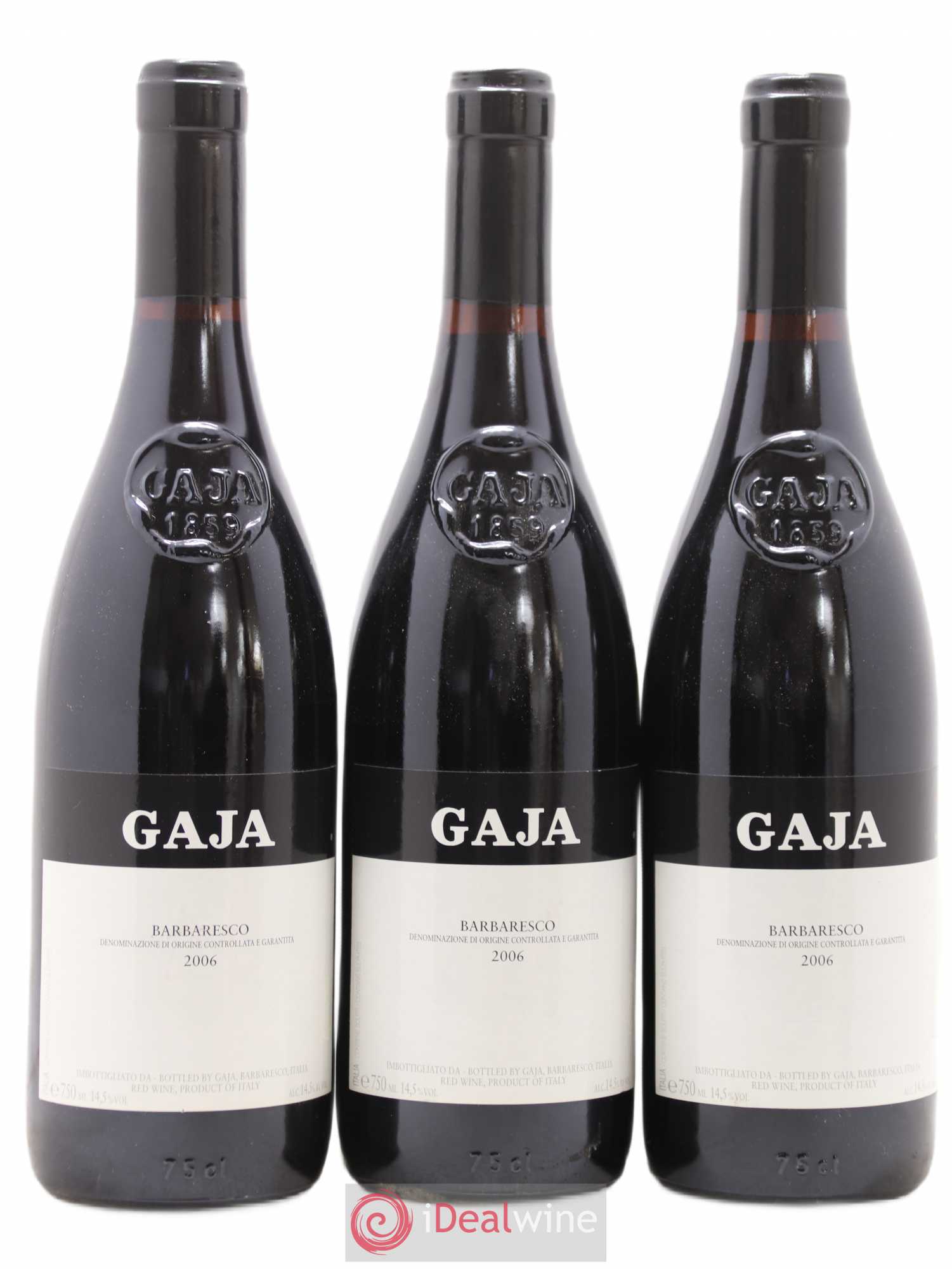 Barbaresco DOCG Angelo Gaja 2006 - Lot de 3 bouteilles - 0