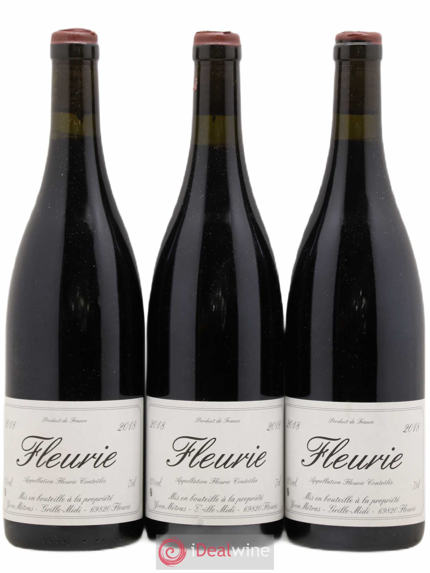 Fleurie Yvon Métras 2018 - Lot de 3 bouteilles - 0