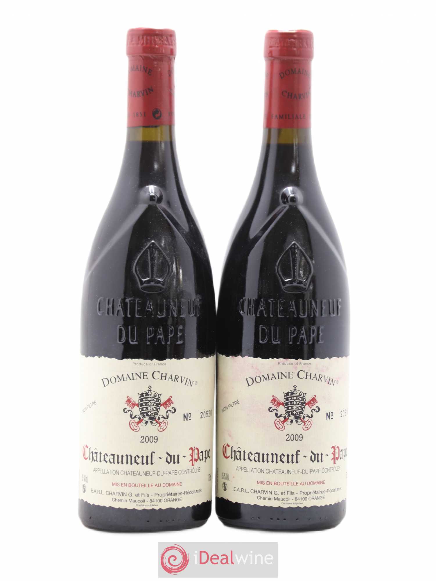 Châteauneuf-du-Pape Charvin (Domaine) 2009 - Lot de 2 bouteilles - 0