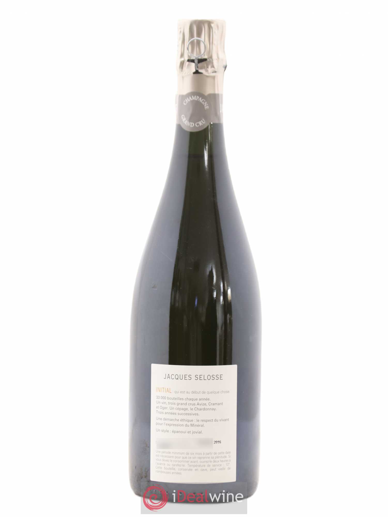 Initial Brut Jacques Selosse - Lot de 1 bouteille - 1